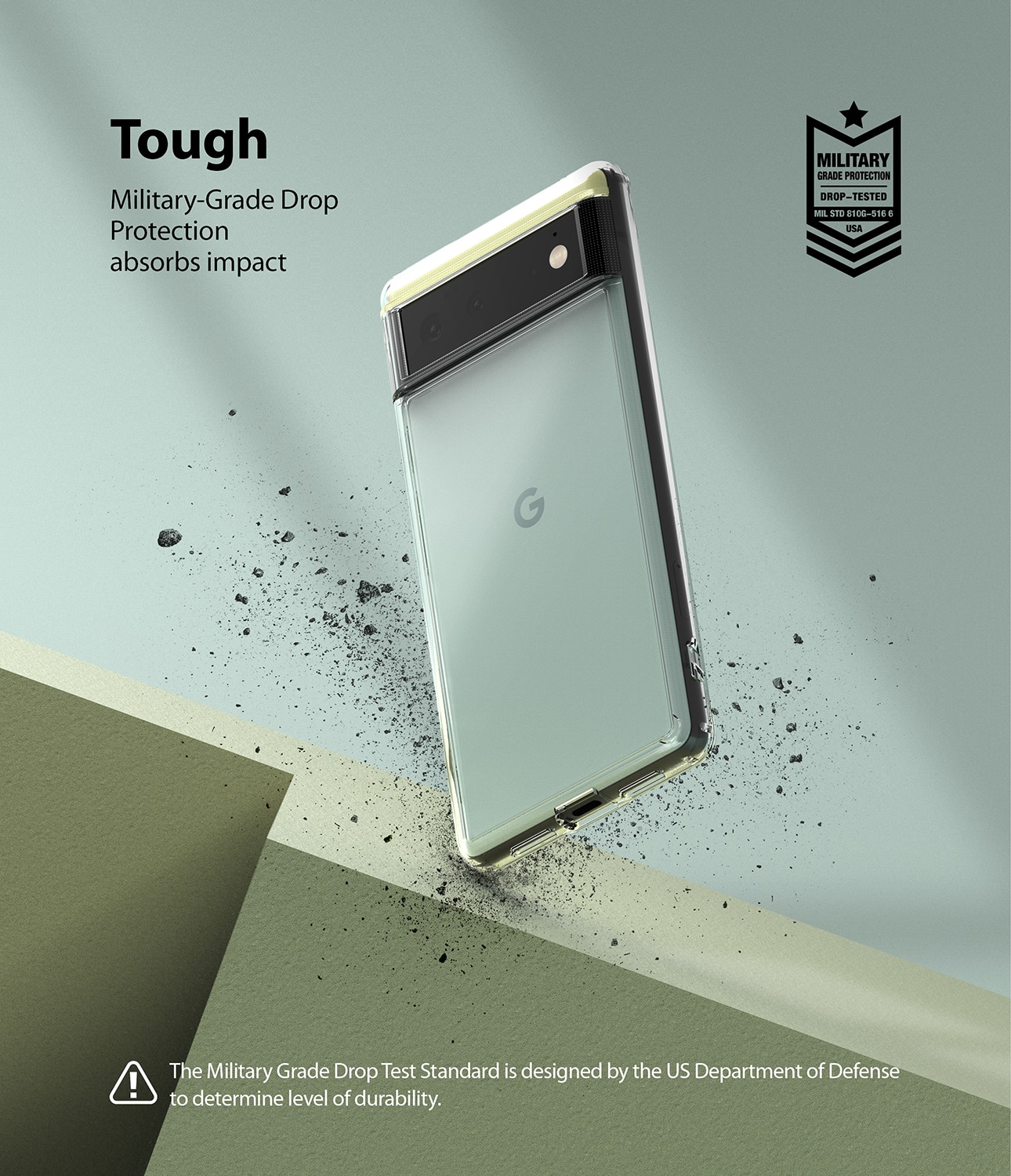 Funda Fusion Google Pixel 6 Transparente