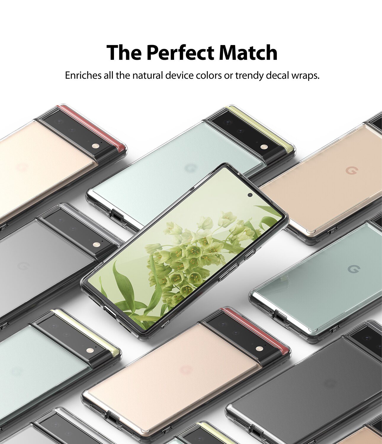 Funda Fusion Google Pixel 6 Transparente