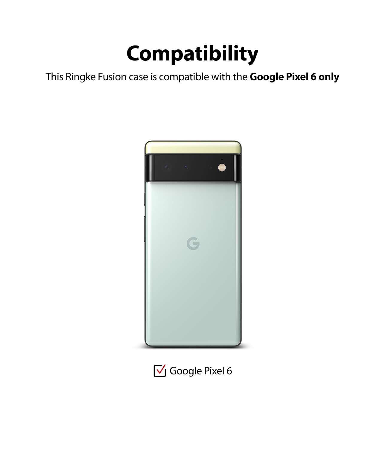 Funda Fusion Google Pixel 6 Clear