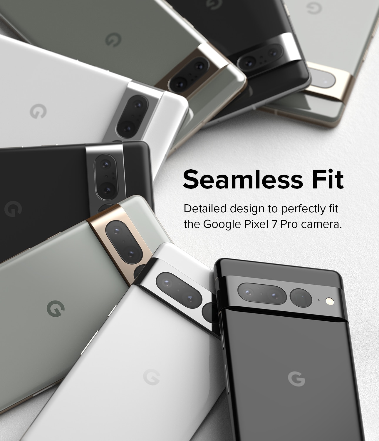 Camera Protector Glass (3-pack) Google Pixel 7 Pro Transparente