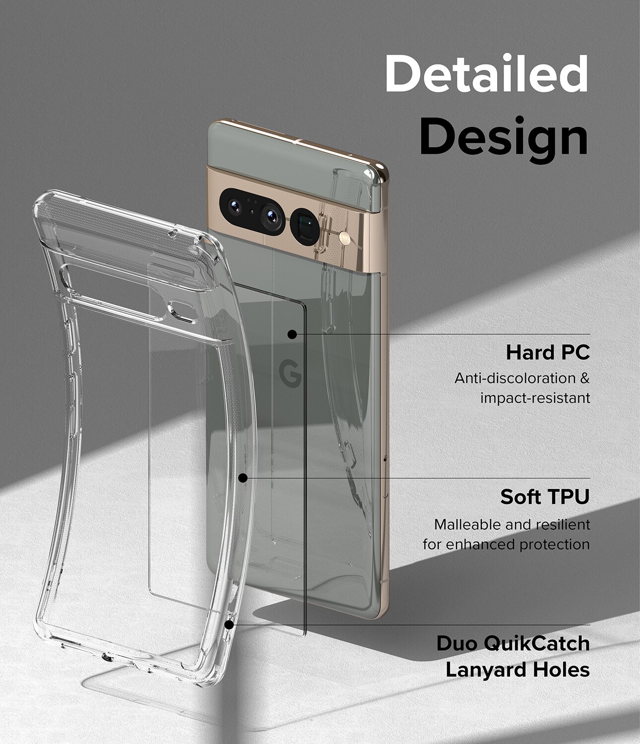 Funda Fusion Google Pixel 7 Pro Transparente