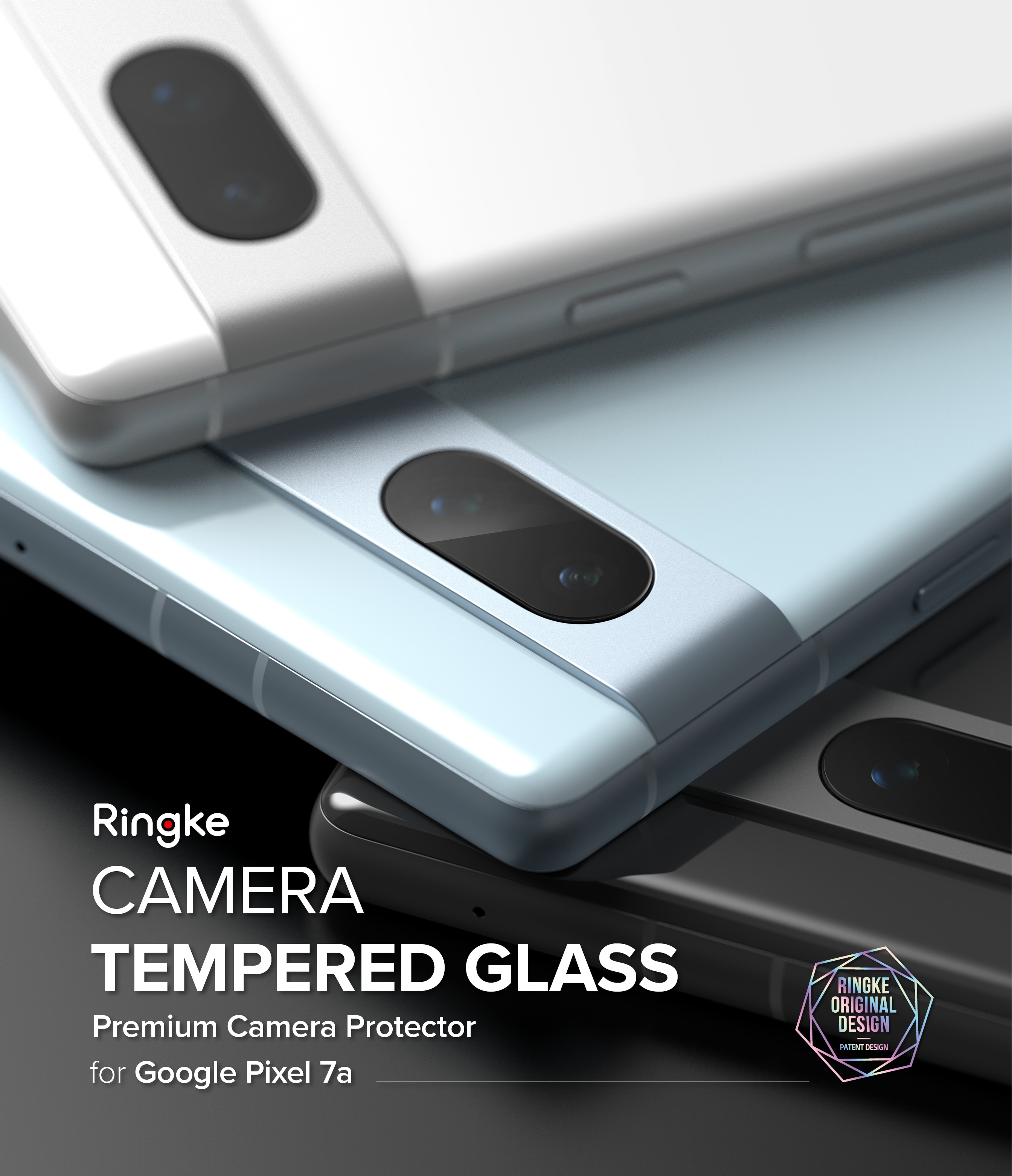 Camera Protector Glass (3-pack) Google Pixel 7a Transparente