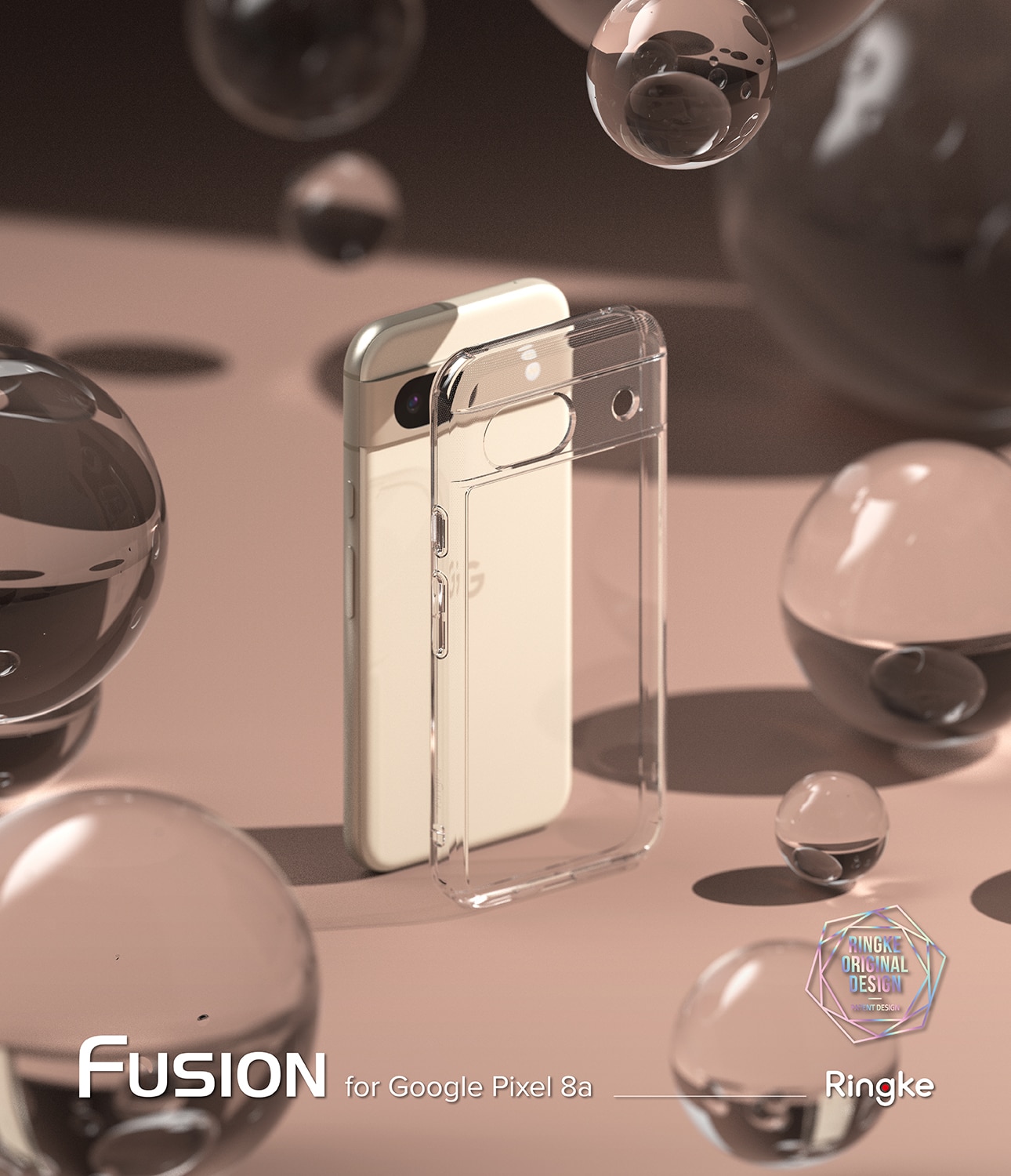 Funda Fusion Google Pixel 8a Transparente
