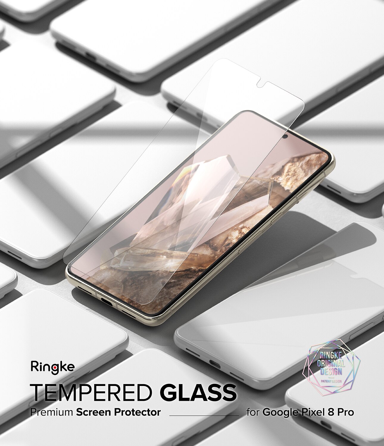 Screen Protector Glass Google Pixel 8 Pro (2 piezas)