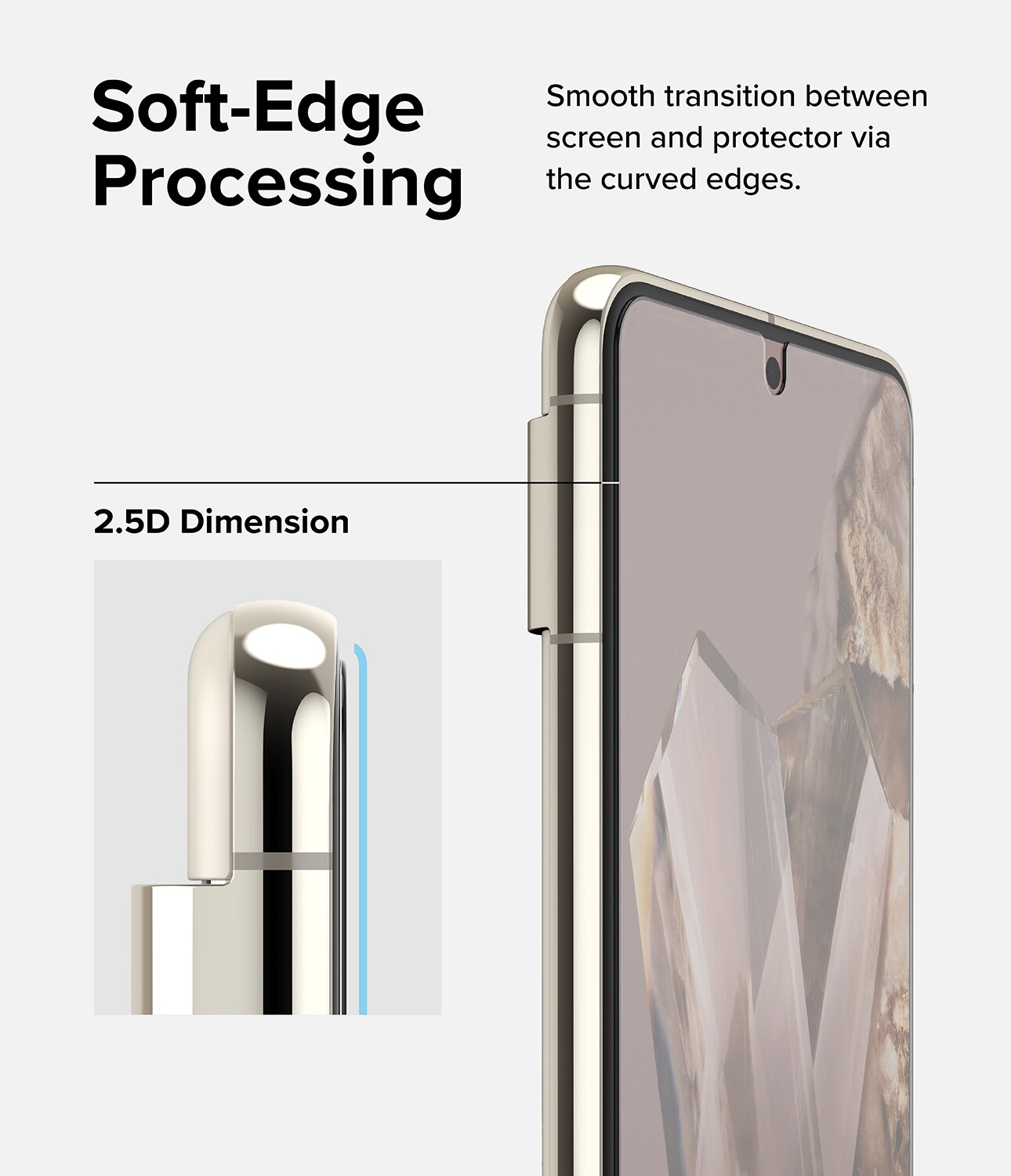 Screen Protector Glass Google Pixel 8 Pro (2 piezas)