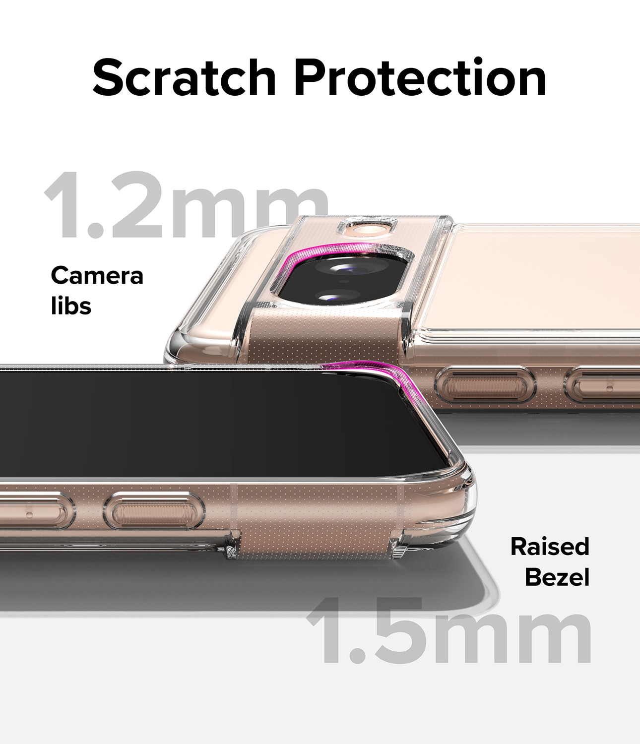 Funda Fusion Google Pixel 8 Transparente