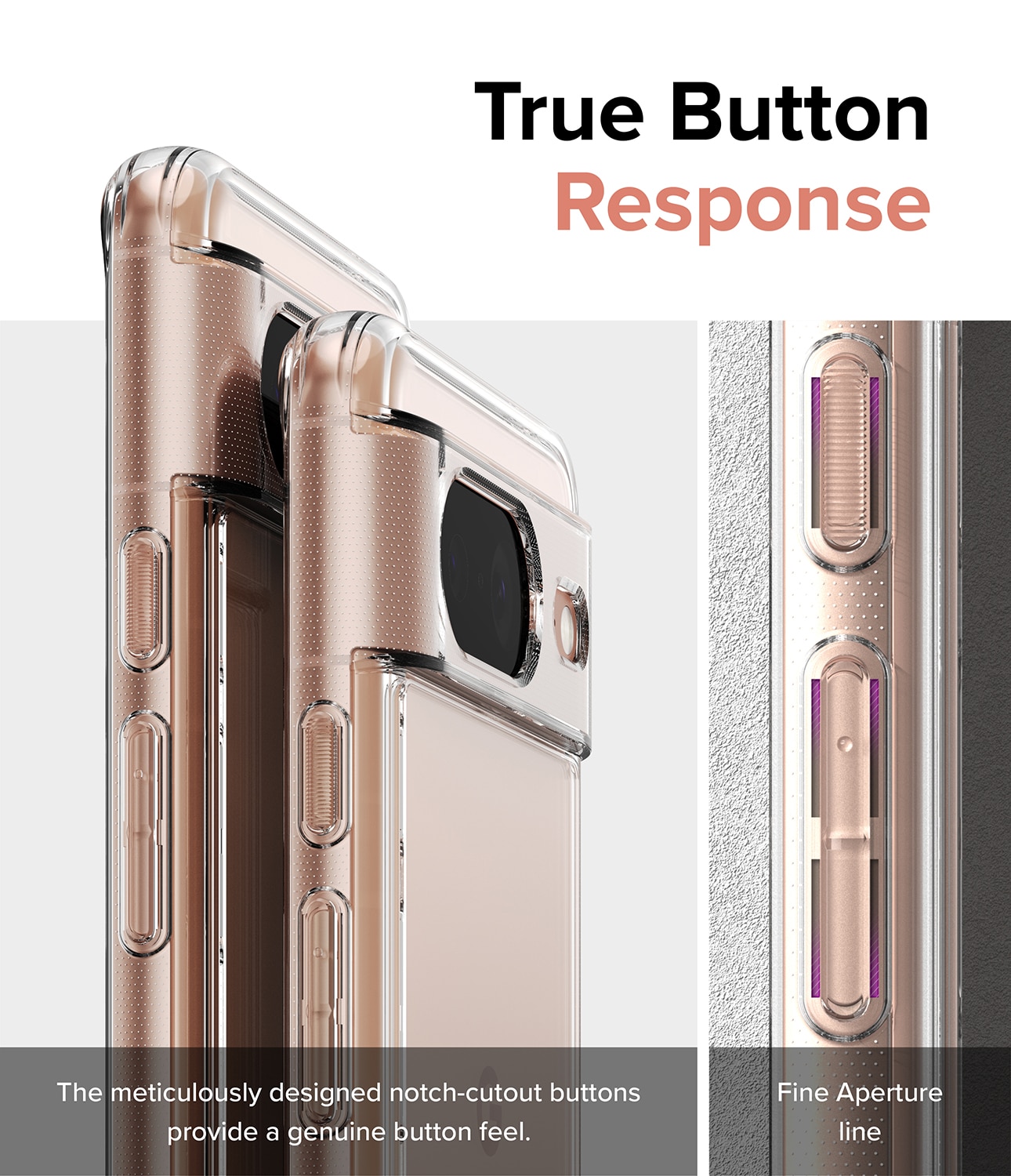 Funda Fusion Google Pixel 8 Transparente