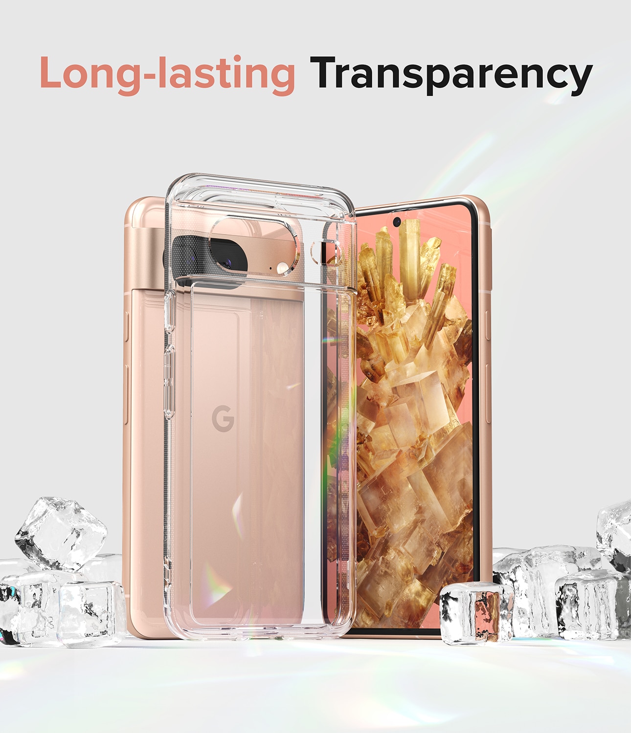 Funda Fusion Google Pixel 8 Transparente