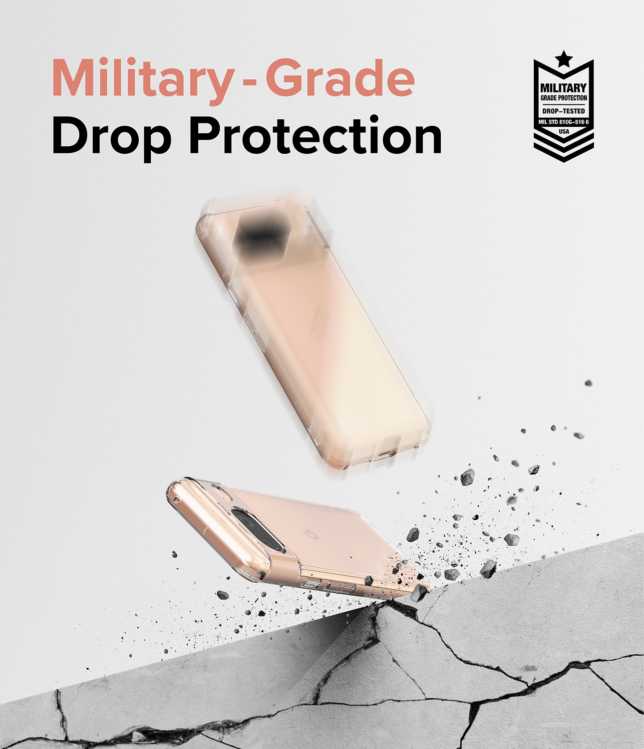 Funda Fusion Google Pixel 8 Transparente