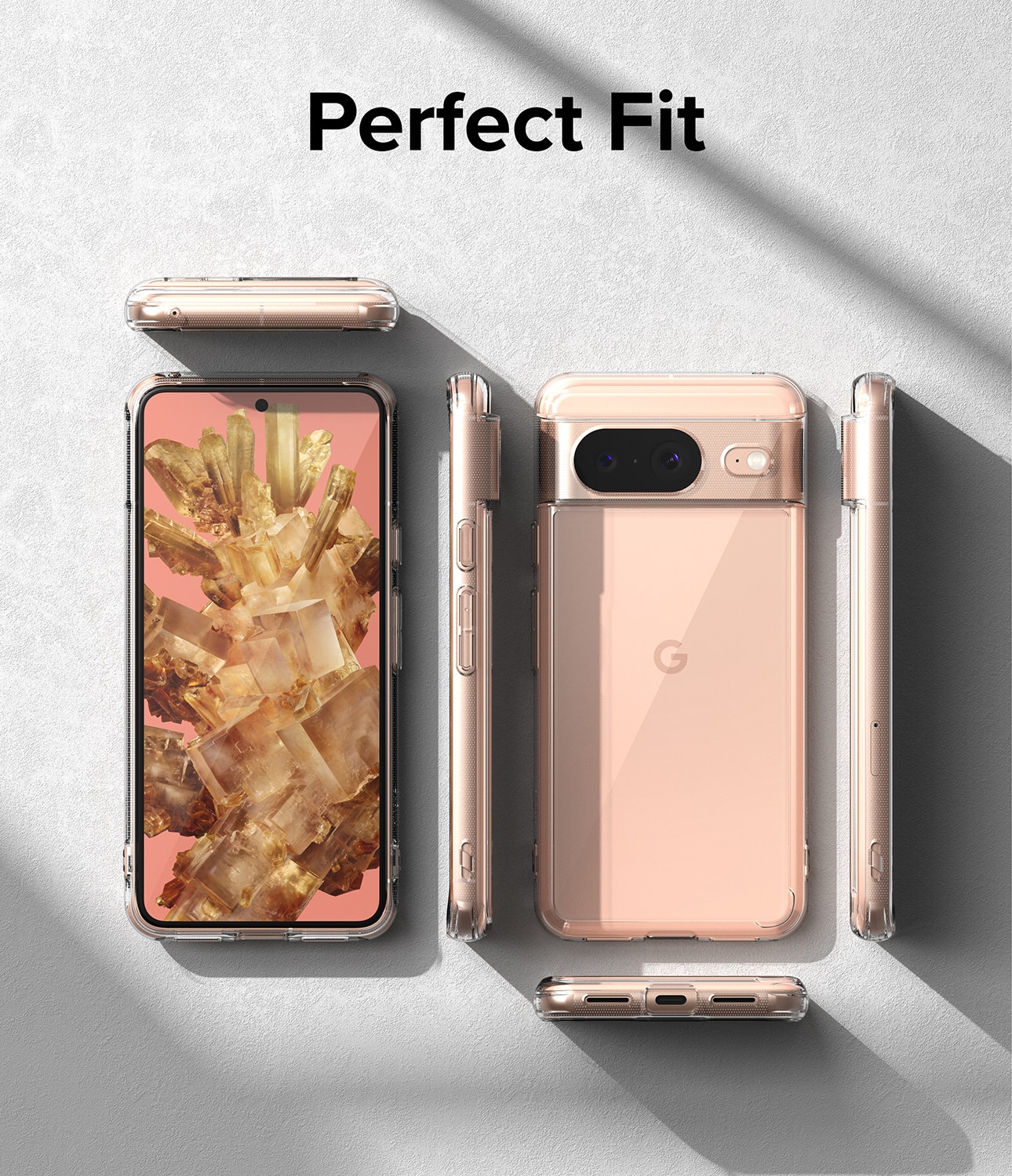Funda Fusion Google Pixel 8 Transparente
