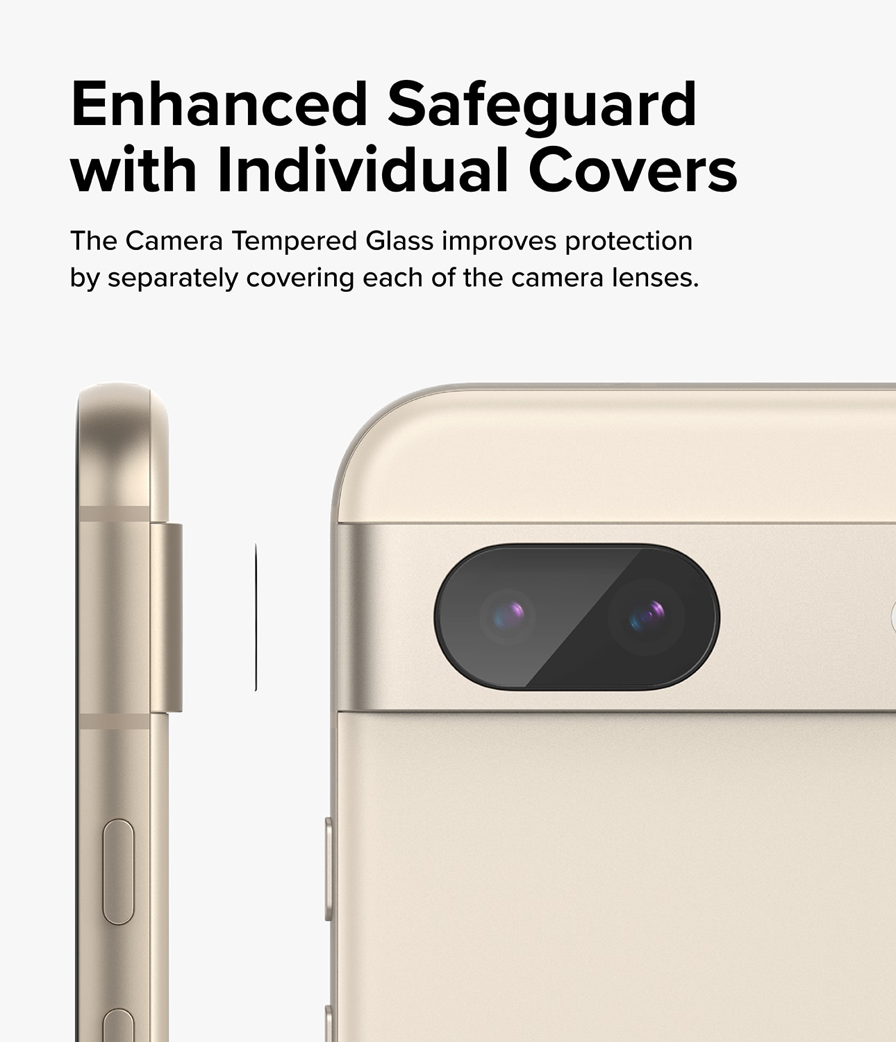 Camera Protector Glass (3-pack) Google Pixel 8a Transparente