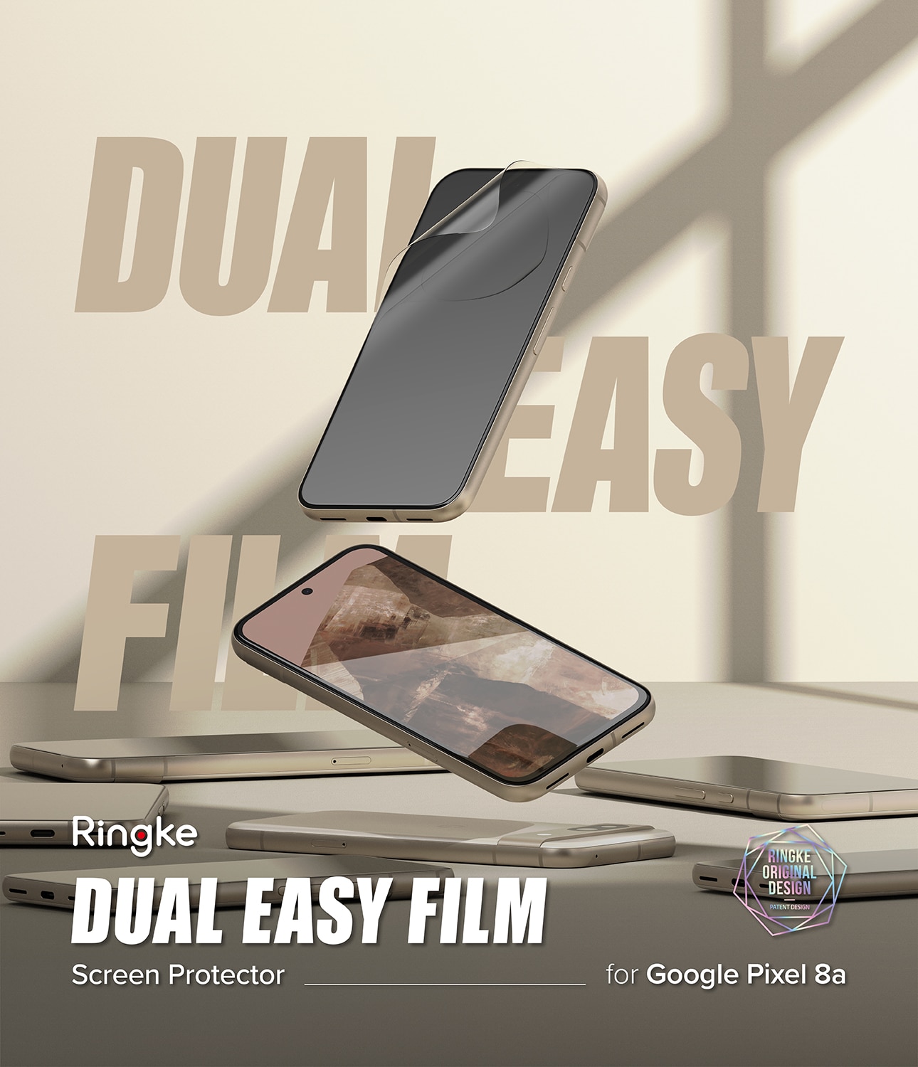 Dual Easy Screen Protector (2 piezas) Google Pixel 8a