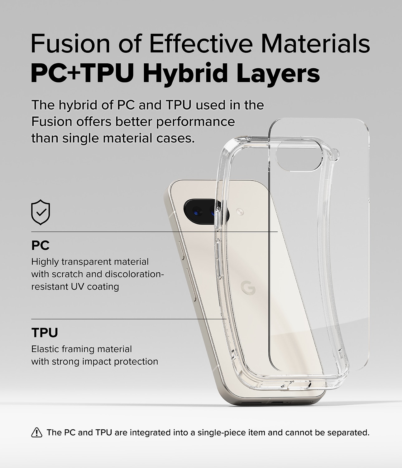 Funda Fusion Google Pixel 9a Clear