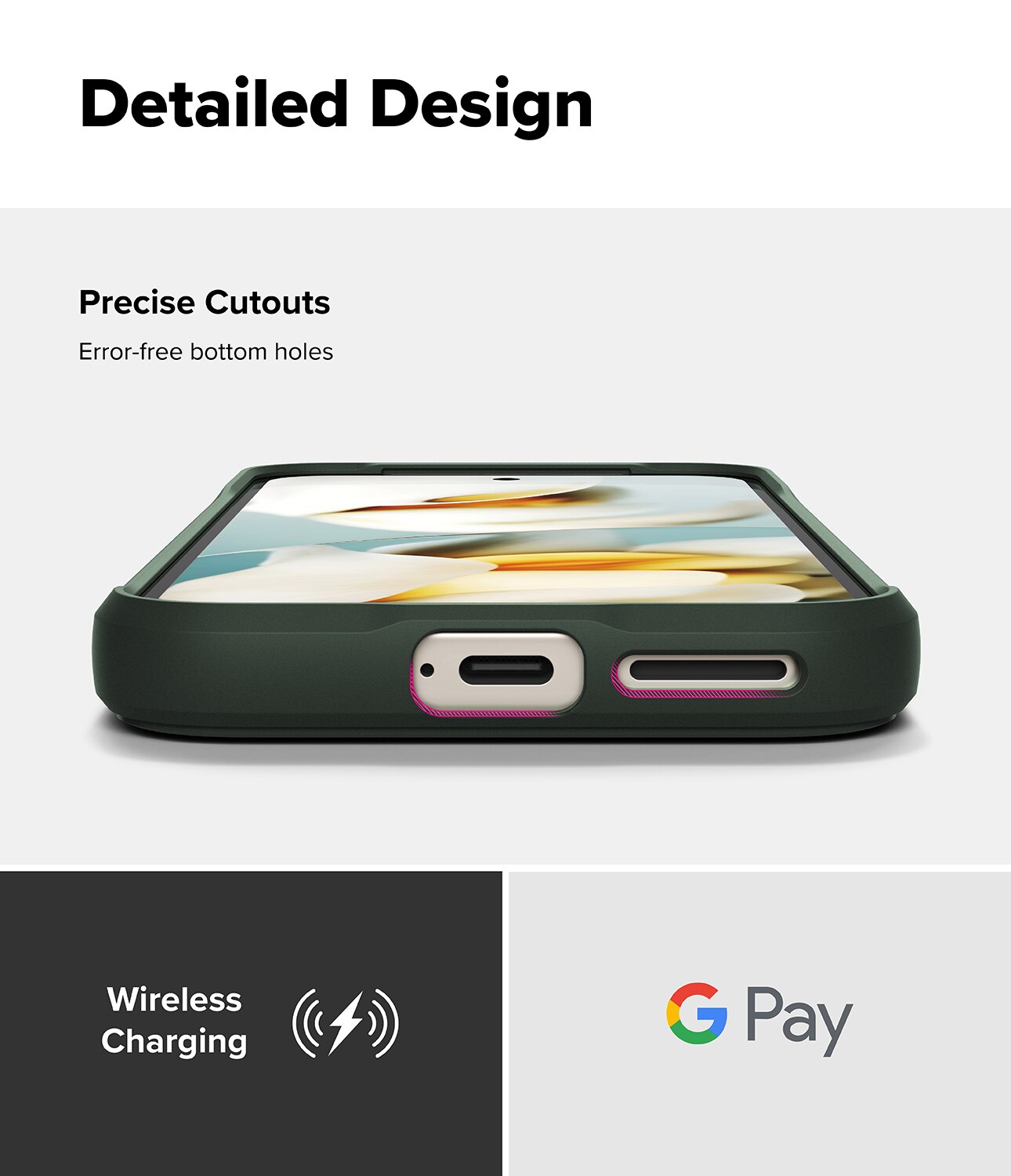 Funda Onyx Google Pixel 9a Dark Green