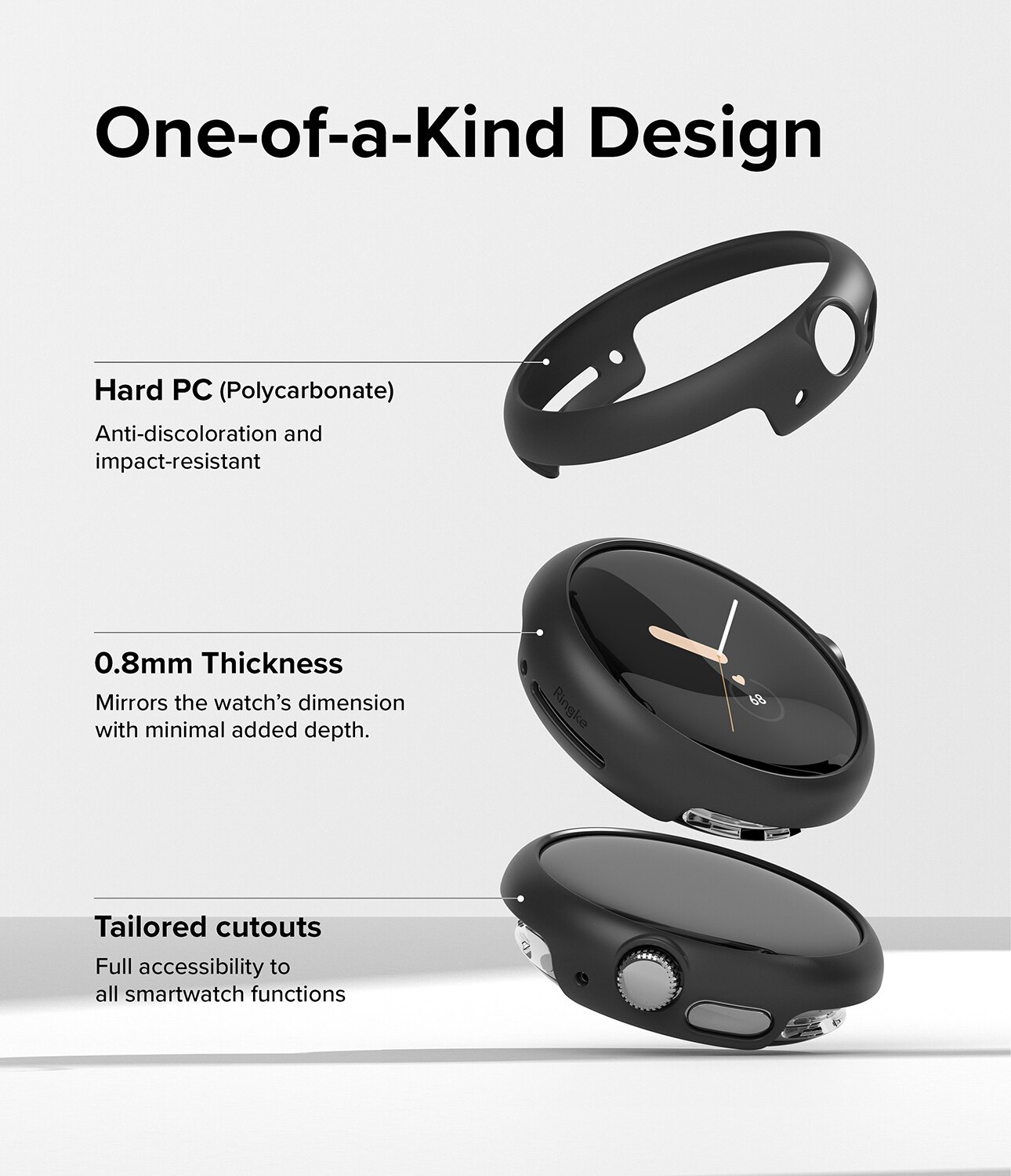 Funda Slim (2 piezas) Google Pixel Watch Multi color/patrón