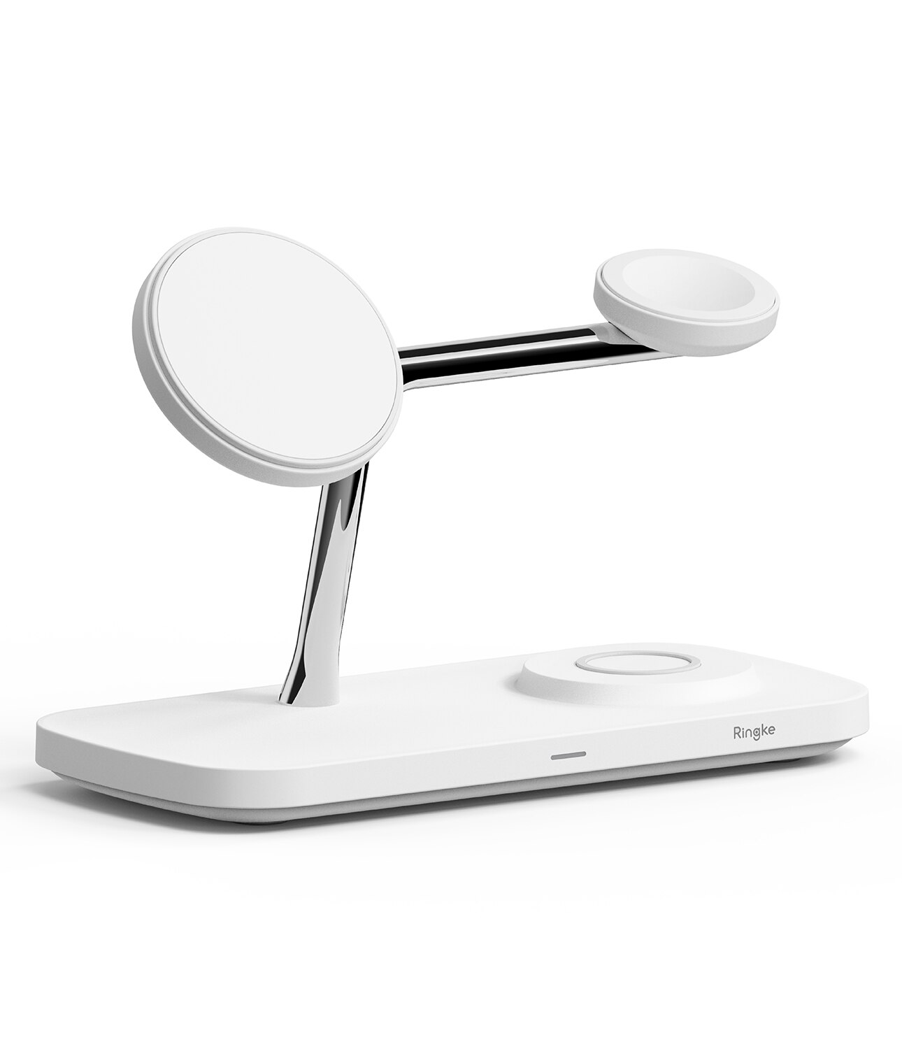 3-in-1 Wireless Charger Stand Qi2 MagSafe, blanco