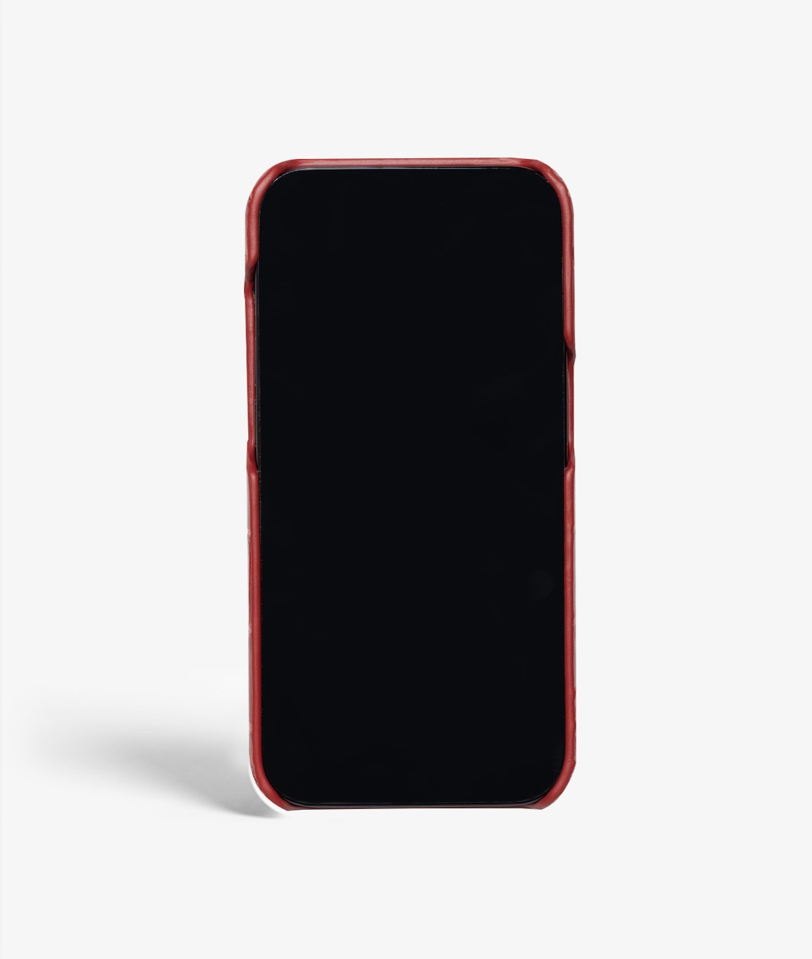 Funda iPhone 14 Pro Croco Rojo