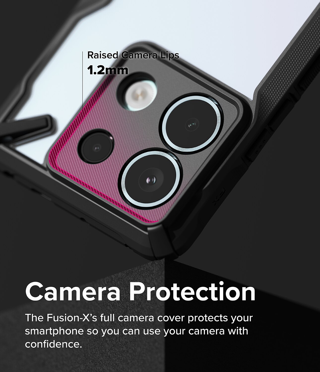 Funda Fusion X Xiaomi Redmi Note 13 Pro Negro