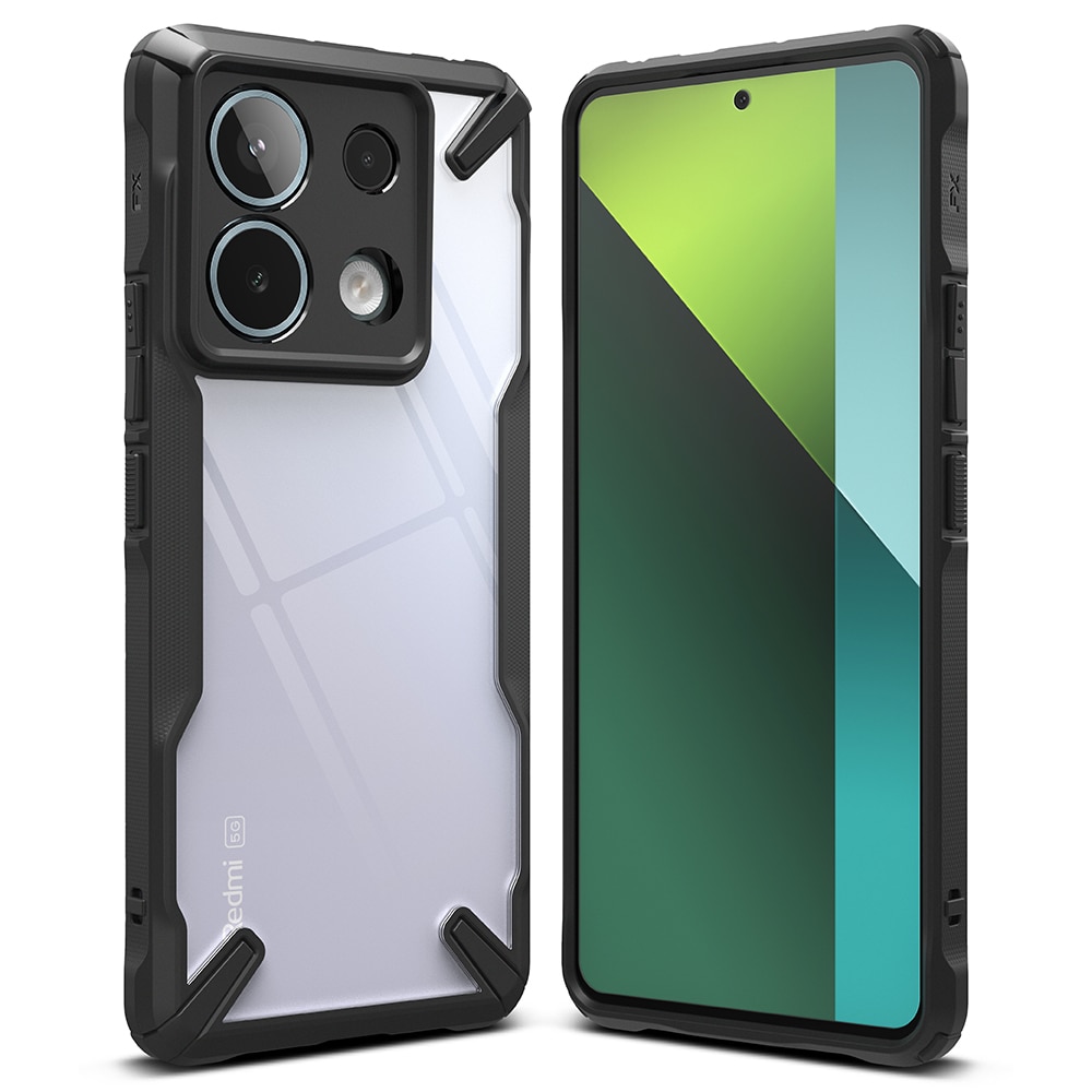 Funda Fusion X Xiaomi Redmi Note 13 Pro negro