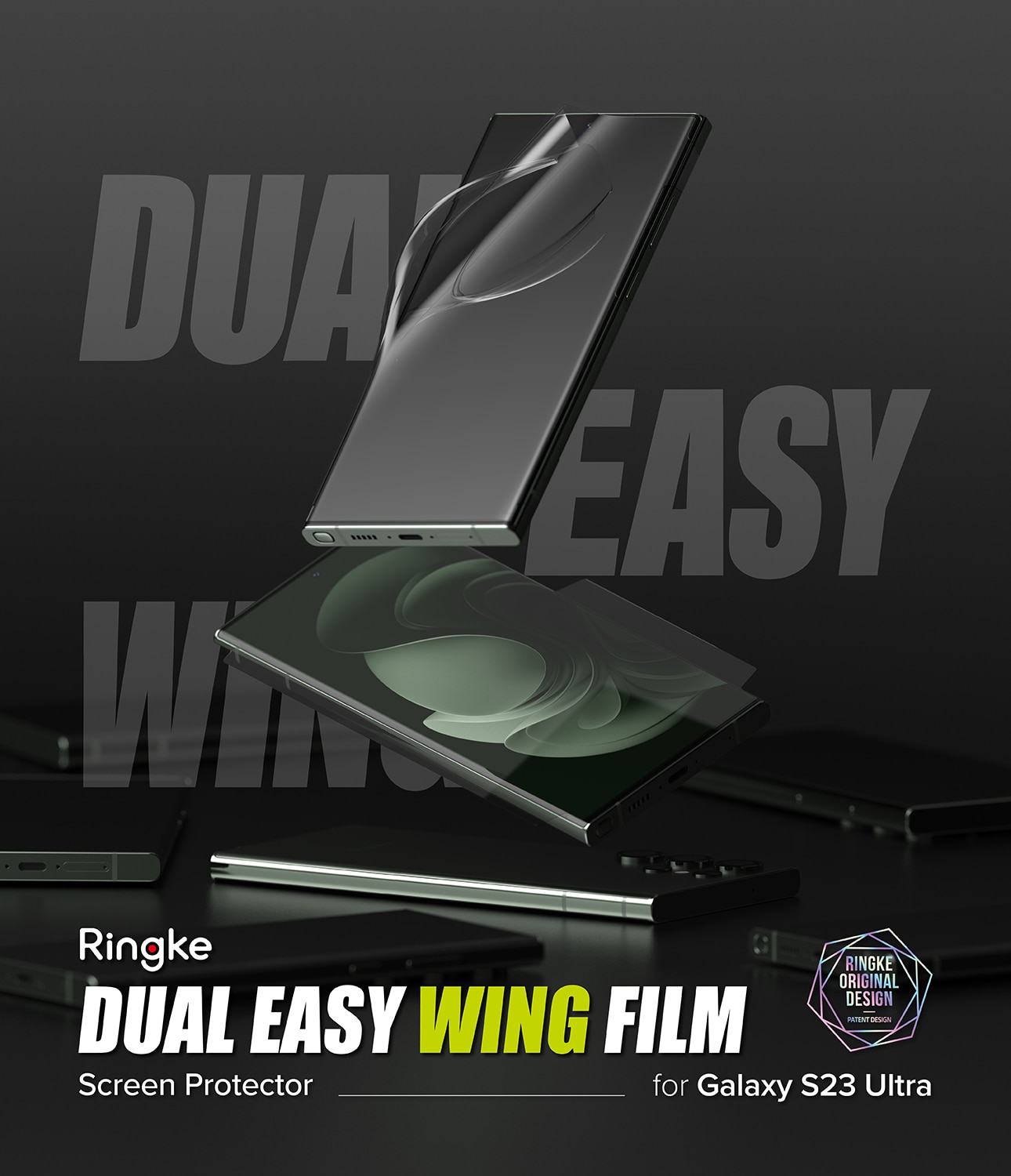Dual Easy Wing Screen Protector (2 piezas) Samsung Galaxy S23 Ultra