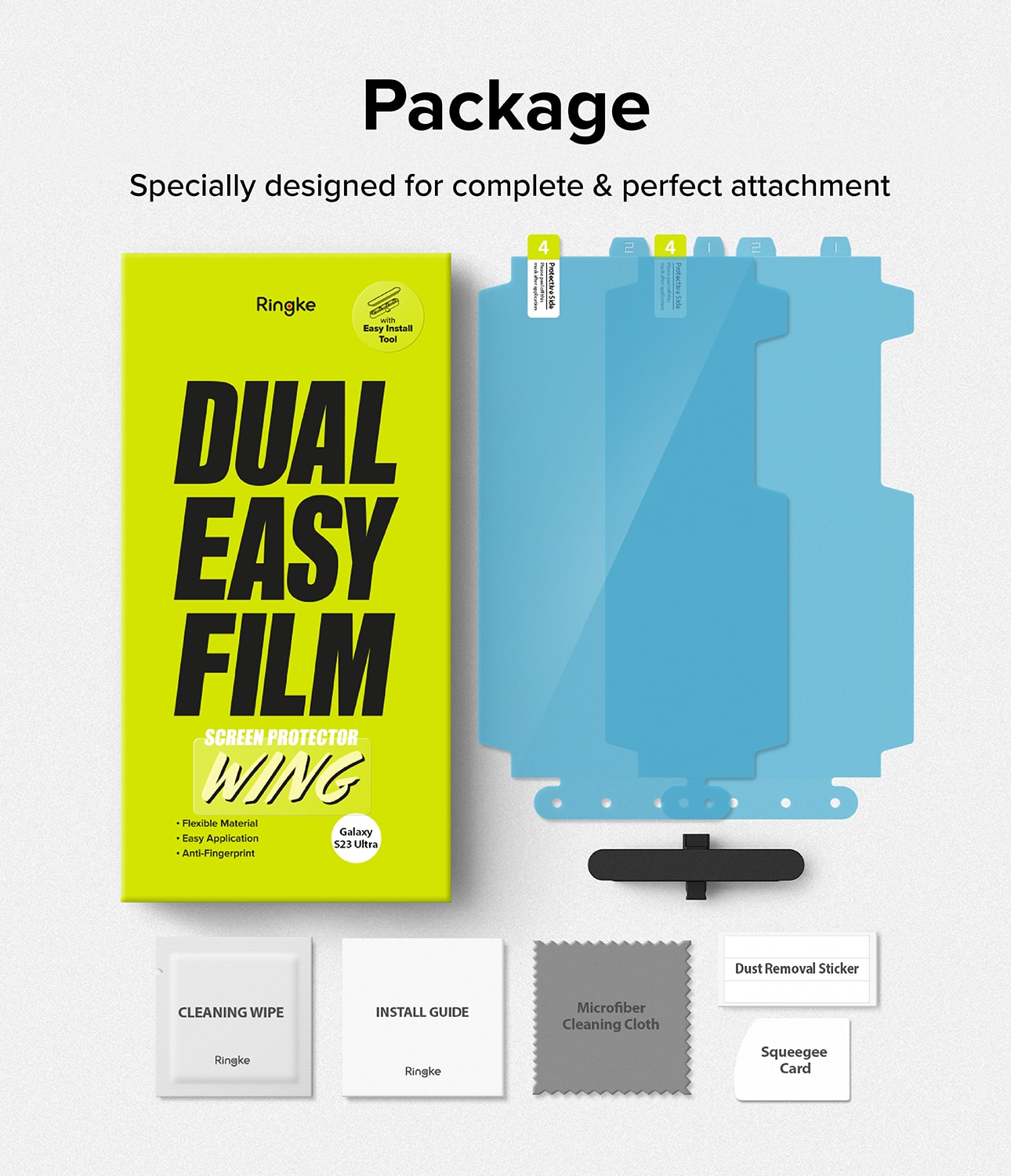 Dual Easy Wing Screen Protector (2 piezas) Samsung Galaxy S23 Ultra