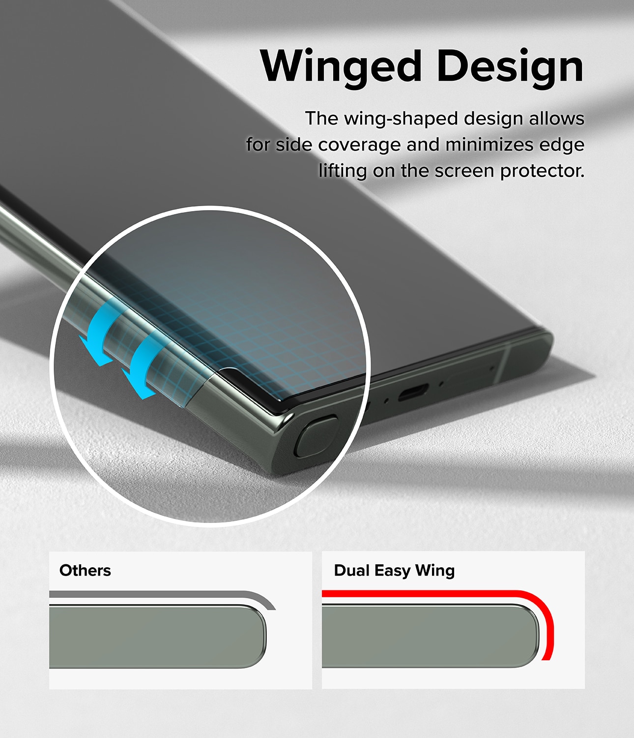 Dual Easy Wing Screen Protector (2 piezas) Samsung Galaxy S23 Ultra