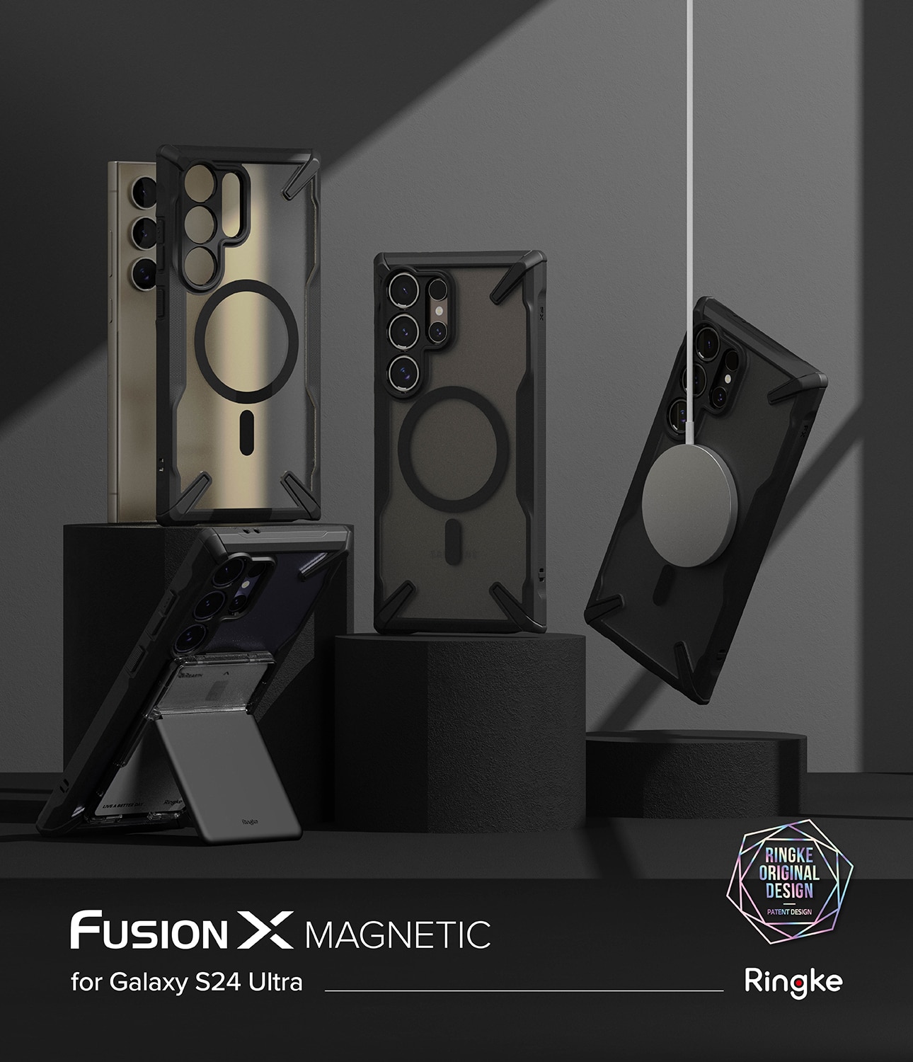 Funda Fusion X Magnetic MagSafe Samsung Galaxy S24 Ultra Matte Black