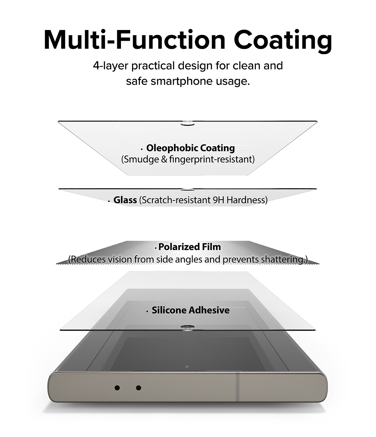 Easy Slide Privacy Glass (2 piezas) Samsung Galaxy S24 Ultra