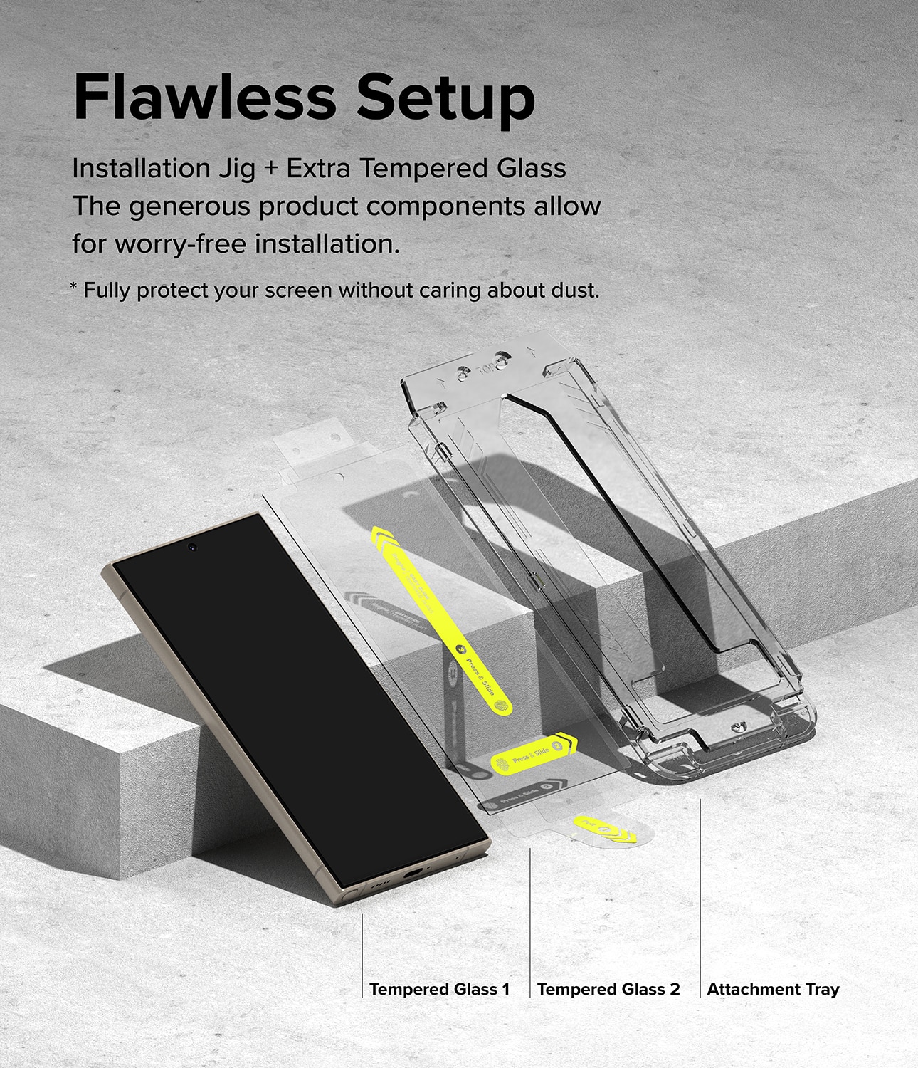 Easy Slide Glass (2 piezas) Samsung Galaxy S24 Ultra