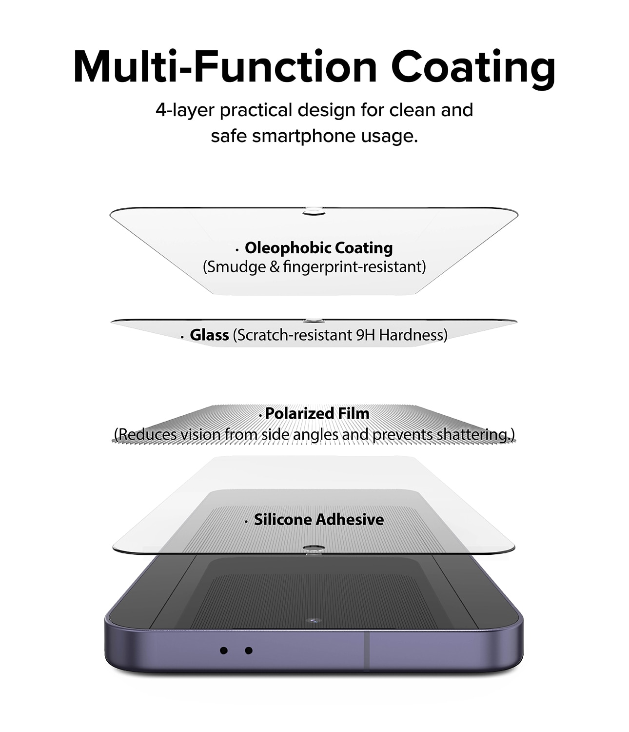 Easy Slide Privacy Glass (2 piezas) Samsung Galaxy S24