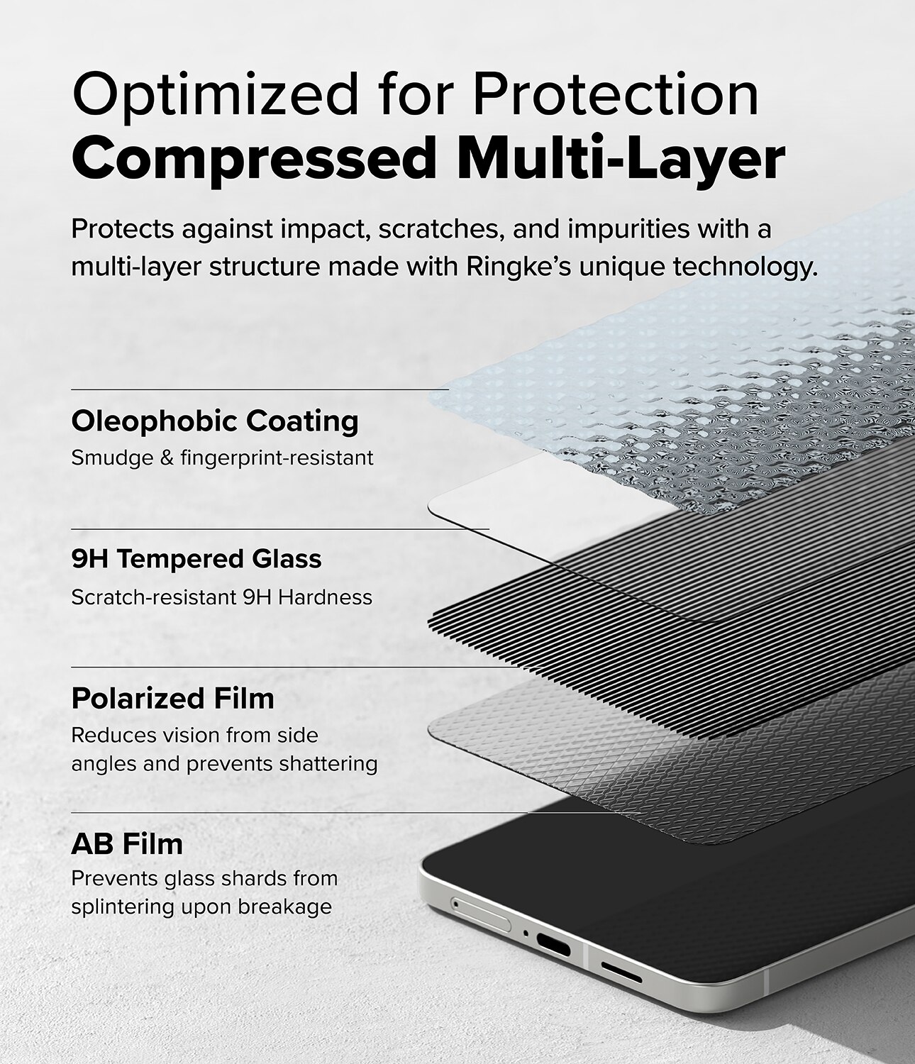 Easy Slide Privacy Glass (2 piezas) Samsung Galaxy S25 Edge