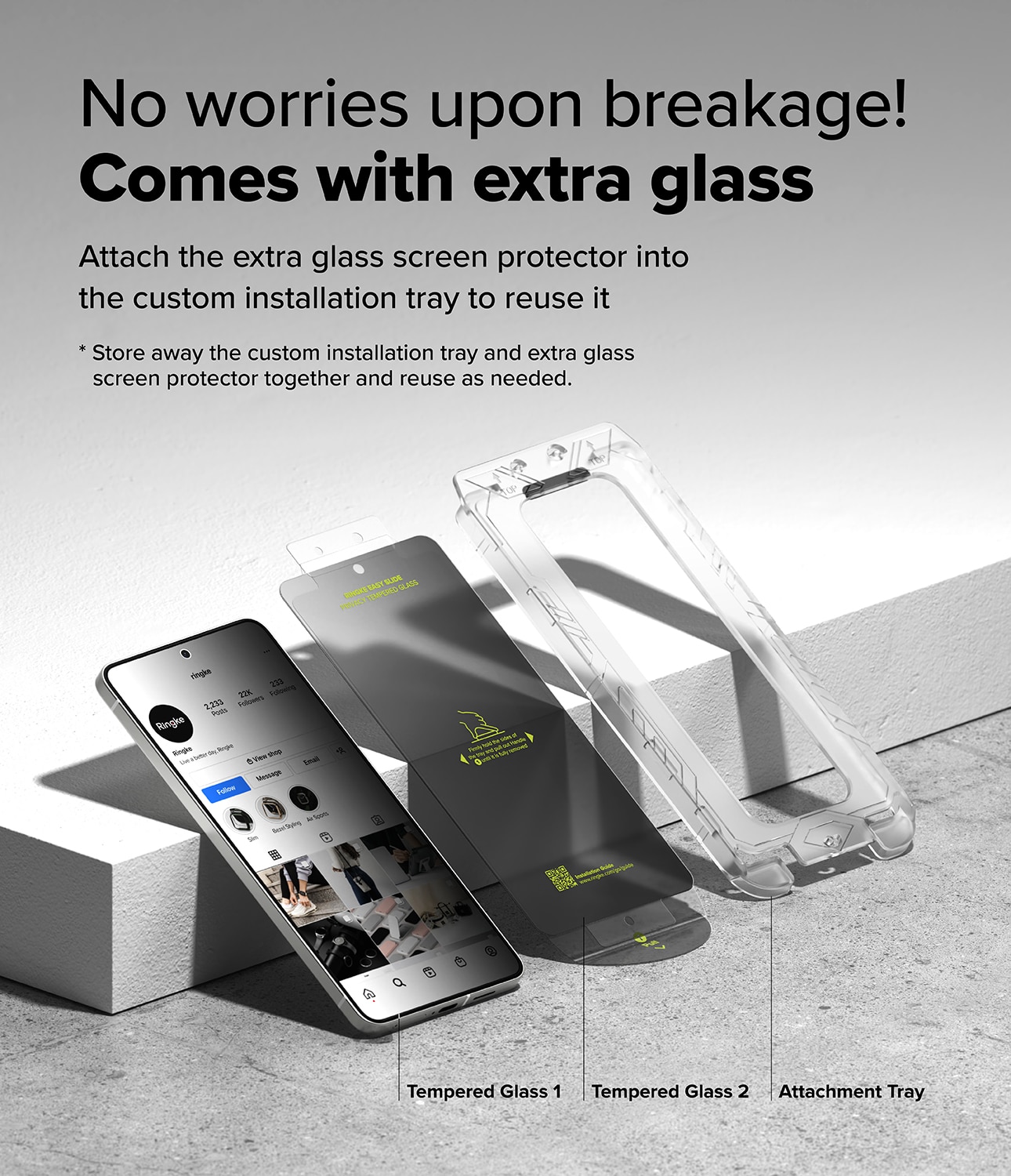 Easy Slide Privacy Glass (2 piezas) Samsung Galaxy S25 Edge
