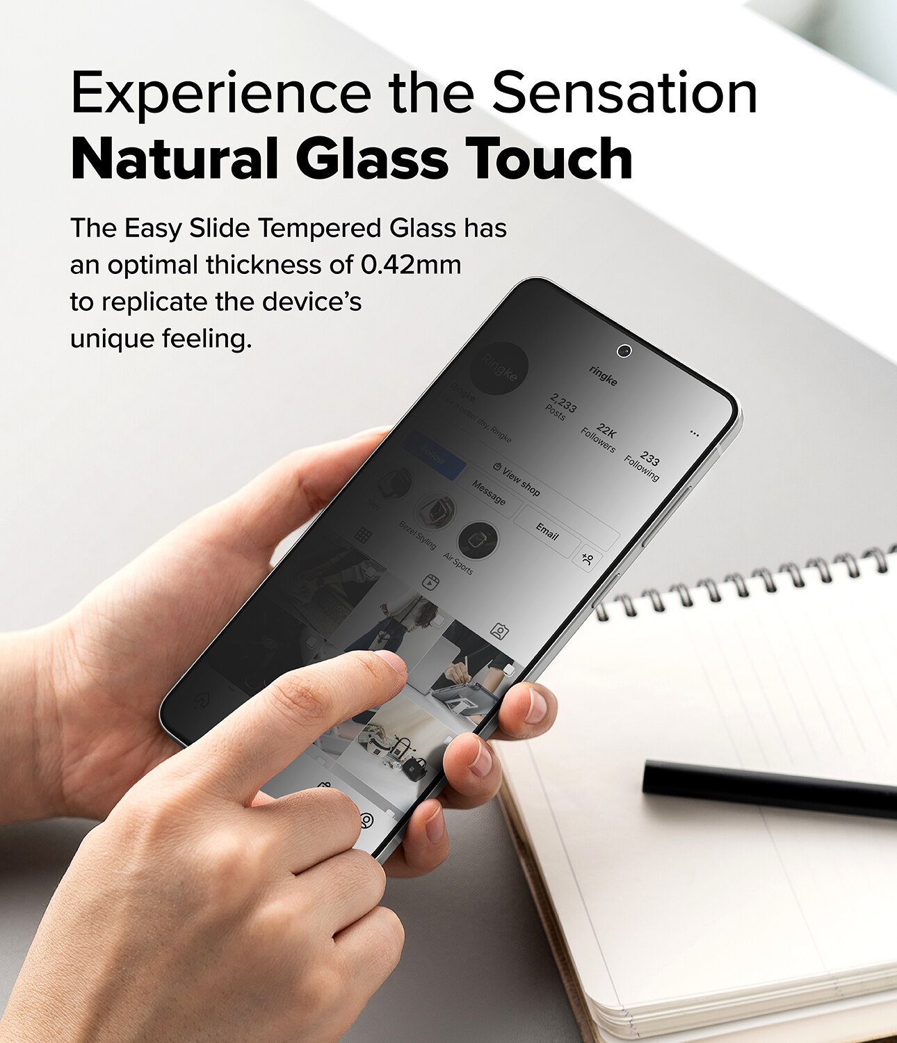 Easy Slide Privacy Glass (2 piezas) Samsung Galaxy S25 Edge