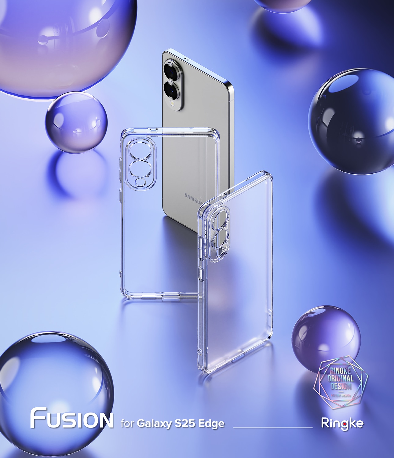 Funda Fusion Samsung Galaxy S25 Edge Clear