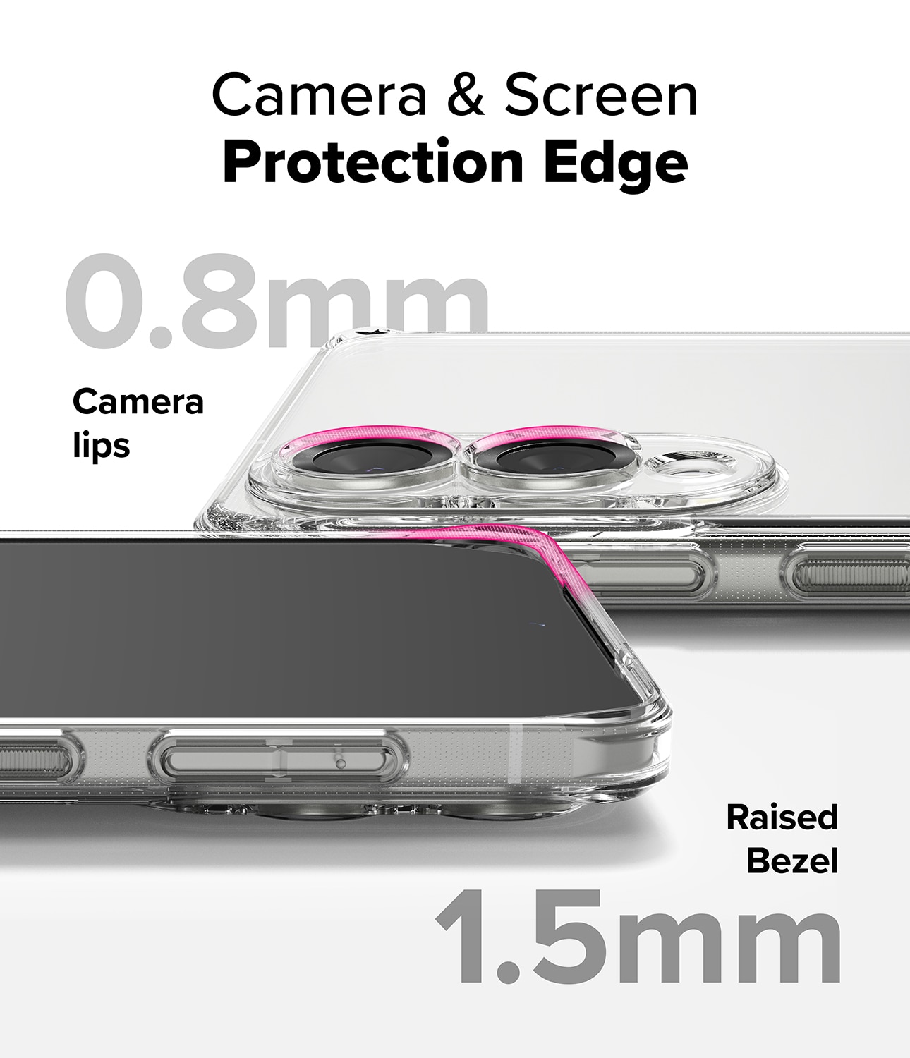 Funda Fusion Samsung Galaxy S25 Edge Clear