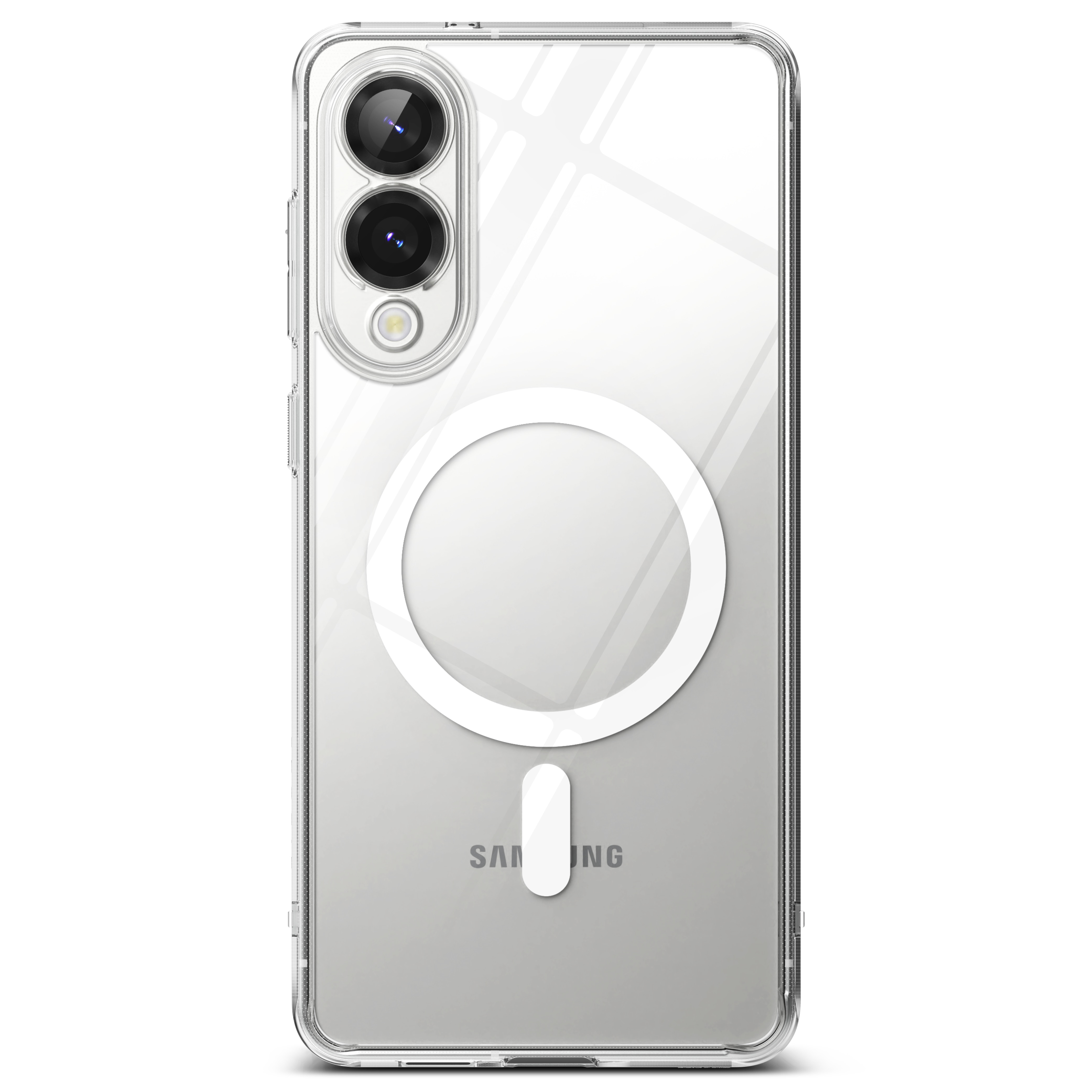 Funda Fusion Magnetic Samsung Galaxy S25 Edge Transparente