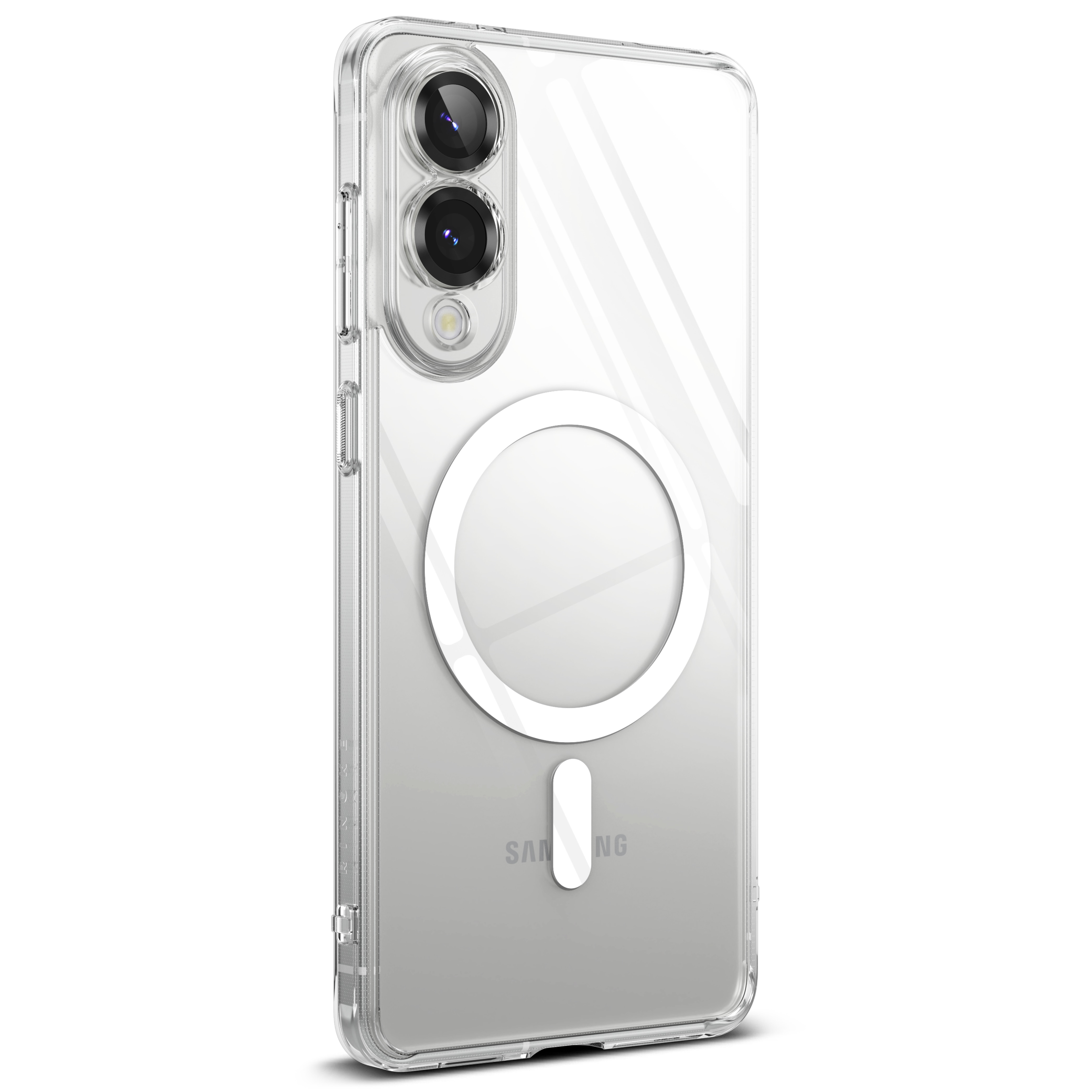 Funda Fusion Magnetic Samsung Galaxy S25 Edge Transparente