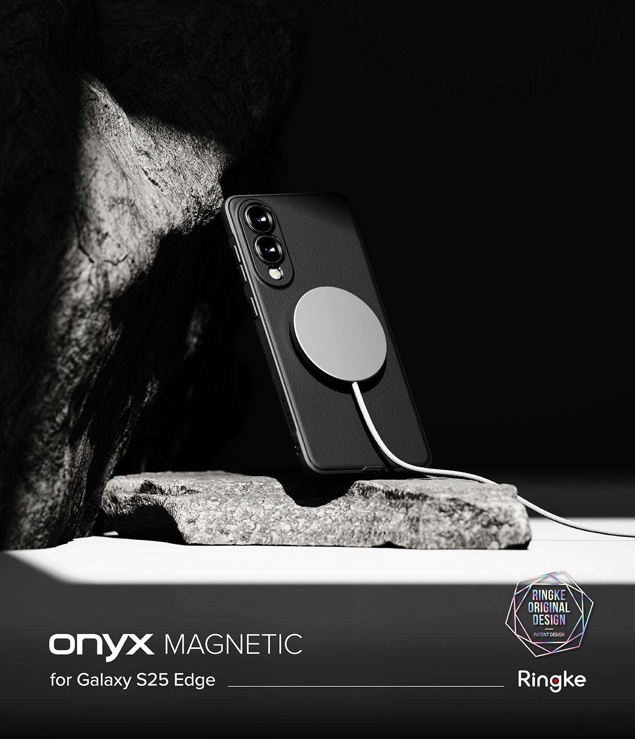 Funda Onyx Magnetic Samsung Galaxy S25 Edge Black