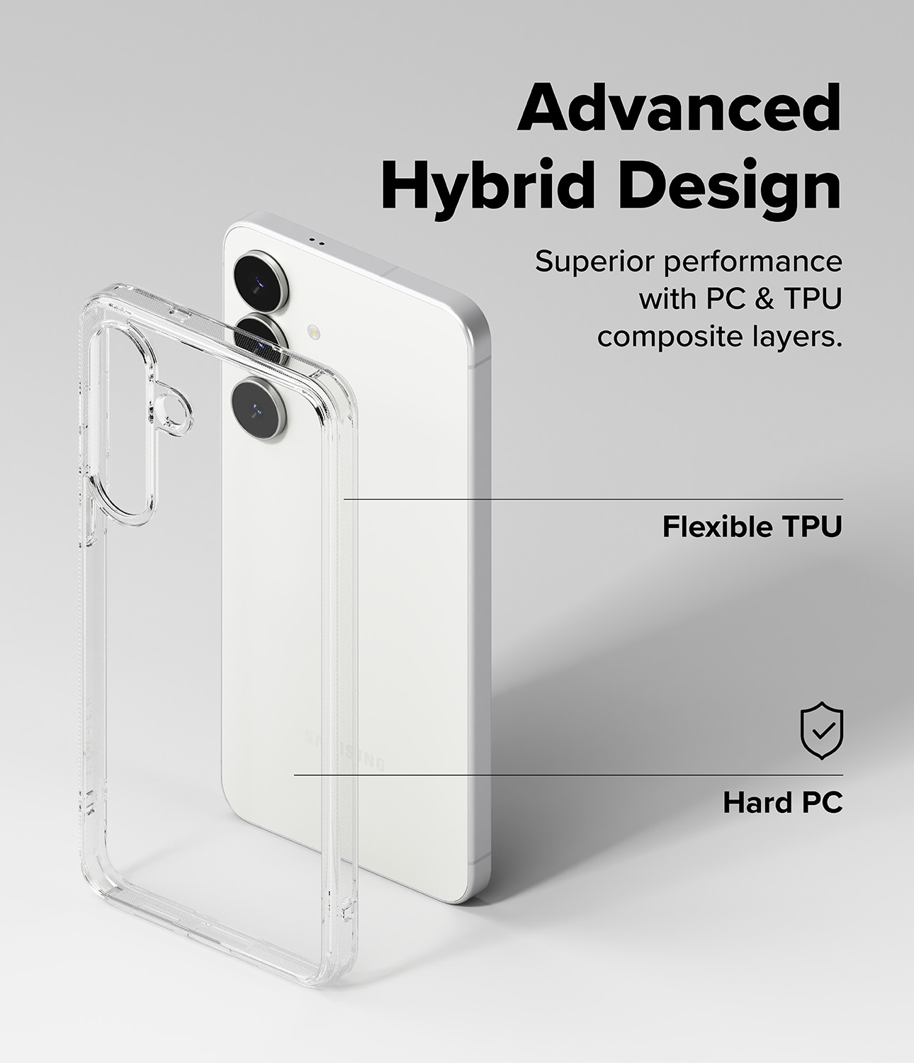 Funda Fusion Samsung Galaxy S25 FE Clear