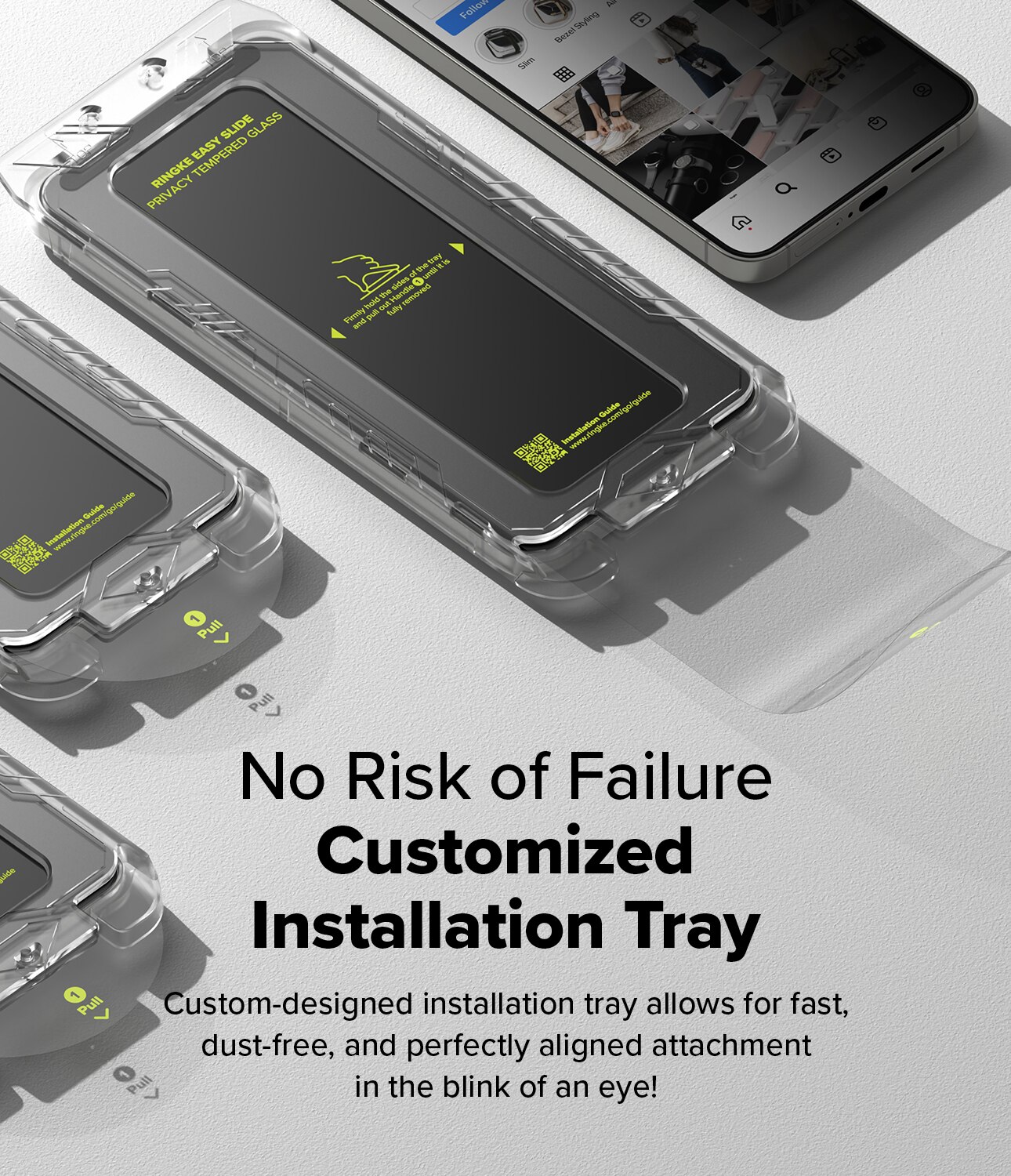 Easy Slide Privacy Glass (2 piezas) Samsung Galaxy S25 Plus