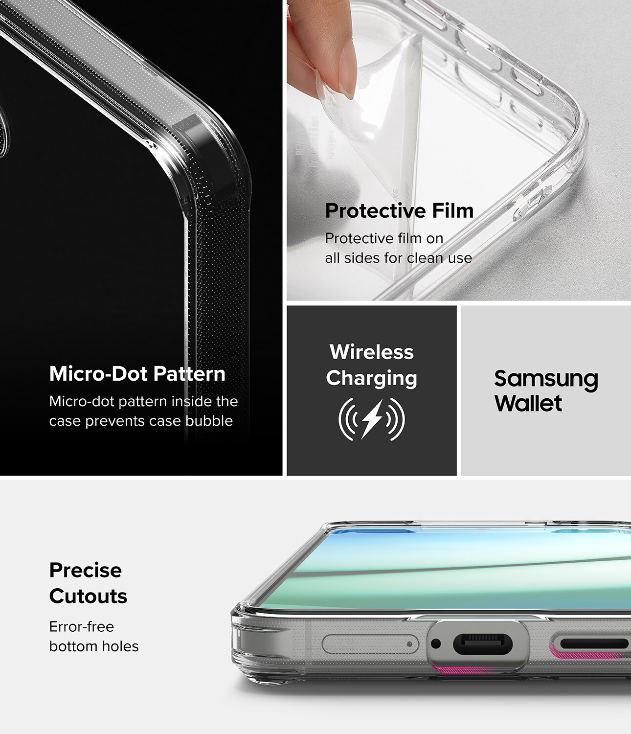 Funda Fusion Samsung Galaxy S25 Plus Clear