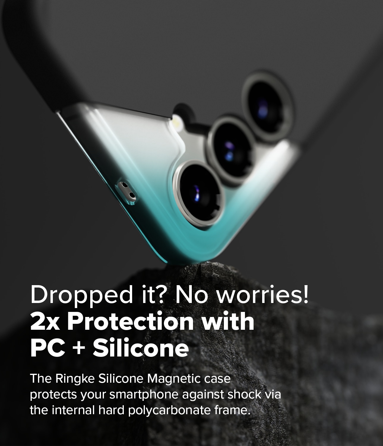 Silicone Magnetic Funda Samsung Galaxy S25 Plus Black