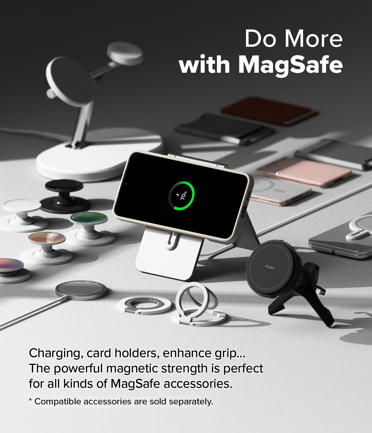 Silicone Magnetic Funda Samsung Galaxy S25 Plus Stone