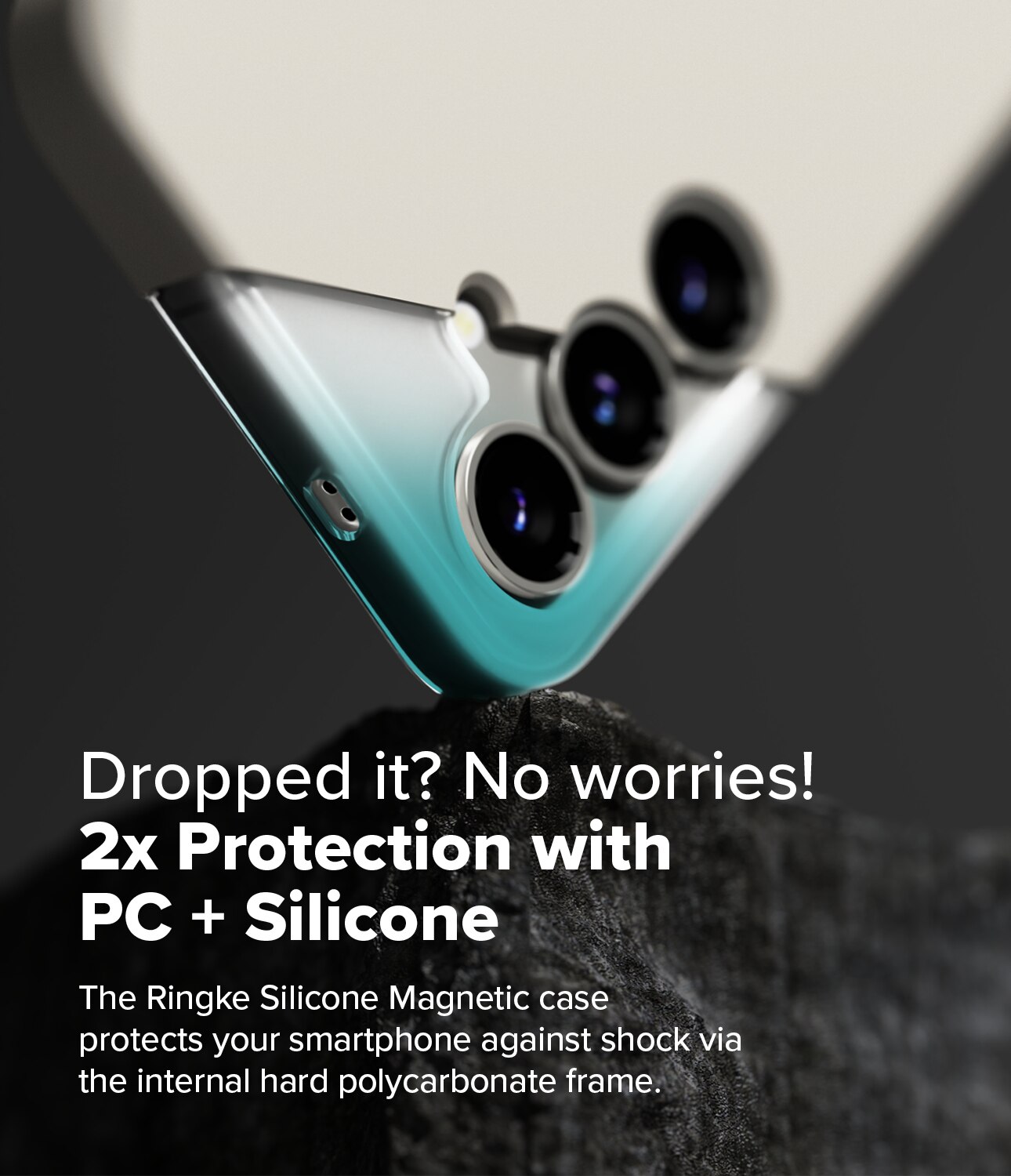 Silicone Magnetic Funda Samsung Galaxy S25 Plus Stone