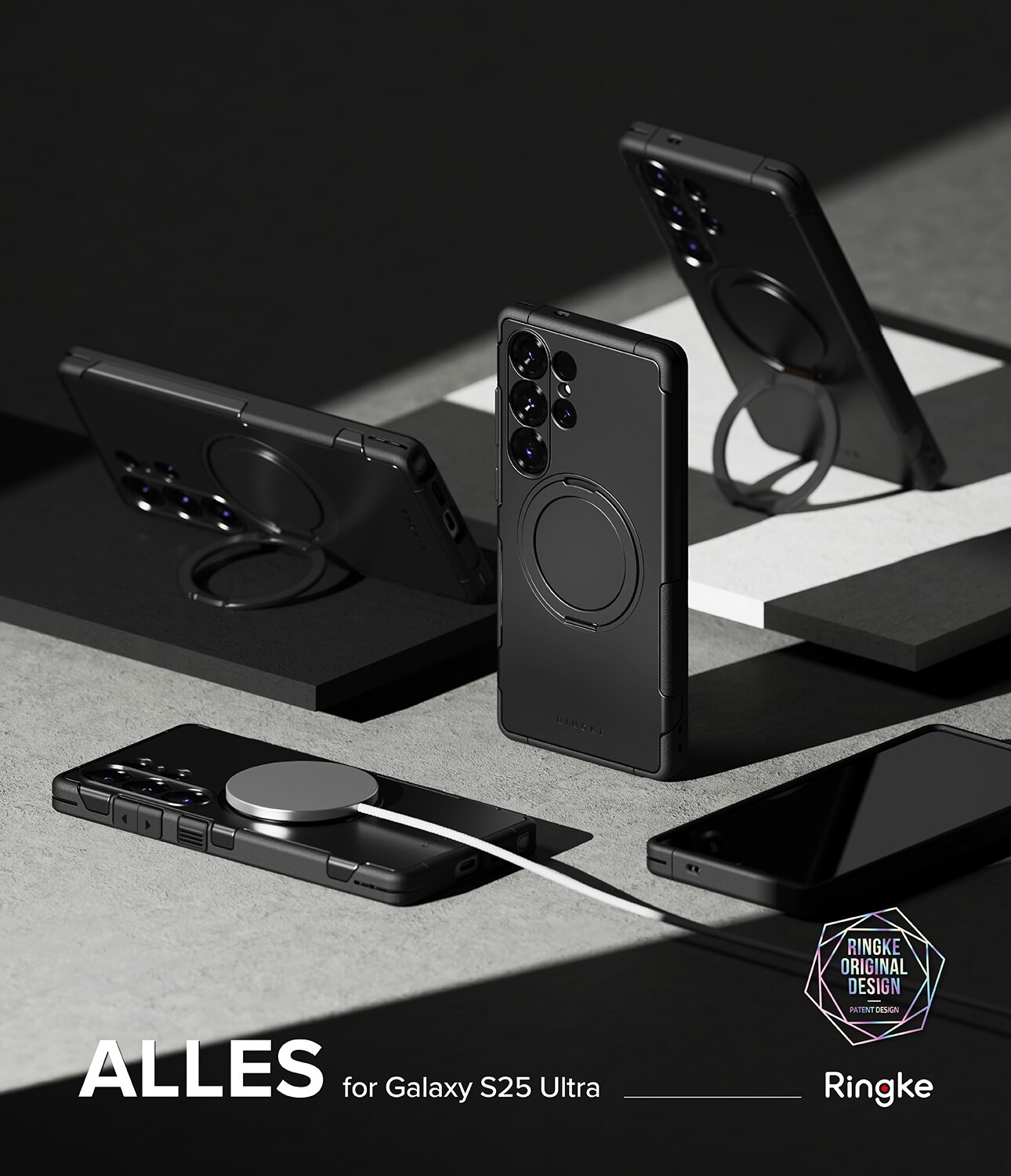 Alles Magnetic Funda Samsung Galaxy S25 Ultra negro