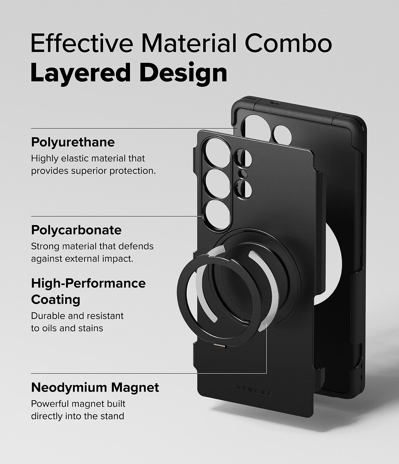 Alles Magnetic Funda Samsung Galaxy S25 Ultra negro