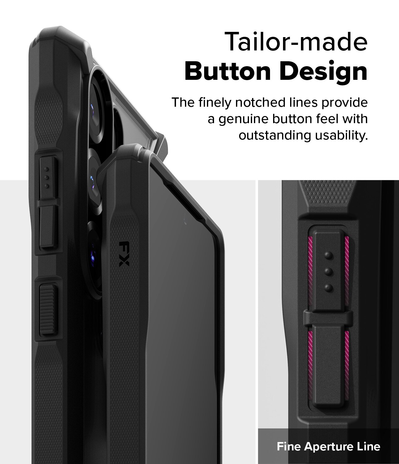 Funda Fusion X Samsung Galaxy S25 Ultra Negro