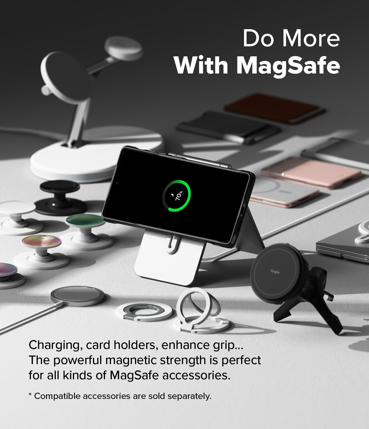 Funda Fusion X Magnetic MagSafe Samsung Galaxy S25 Ultra Matte Black