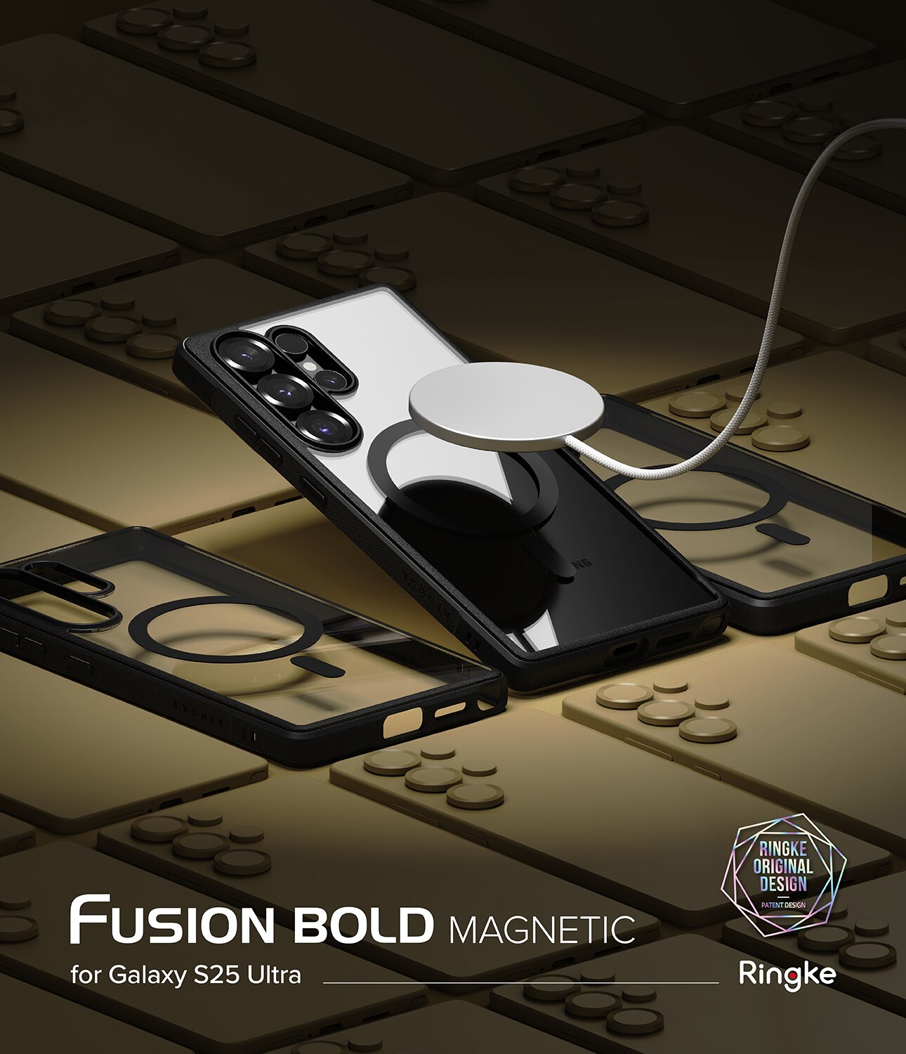 Funda Fusion Bold Magnetic MagSafe Samsung Galaxy S25 Ultra Black