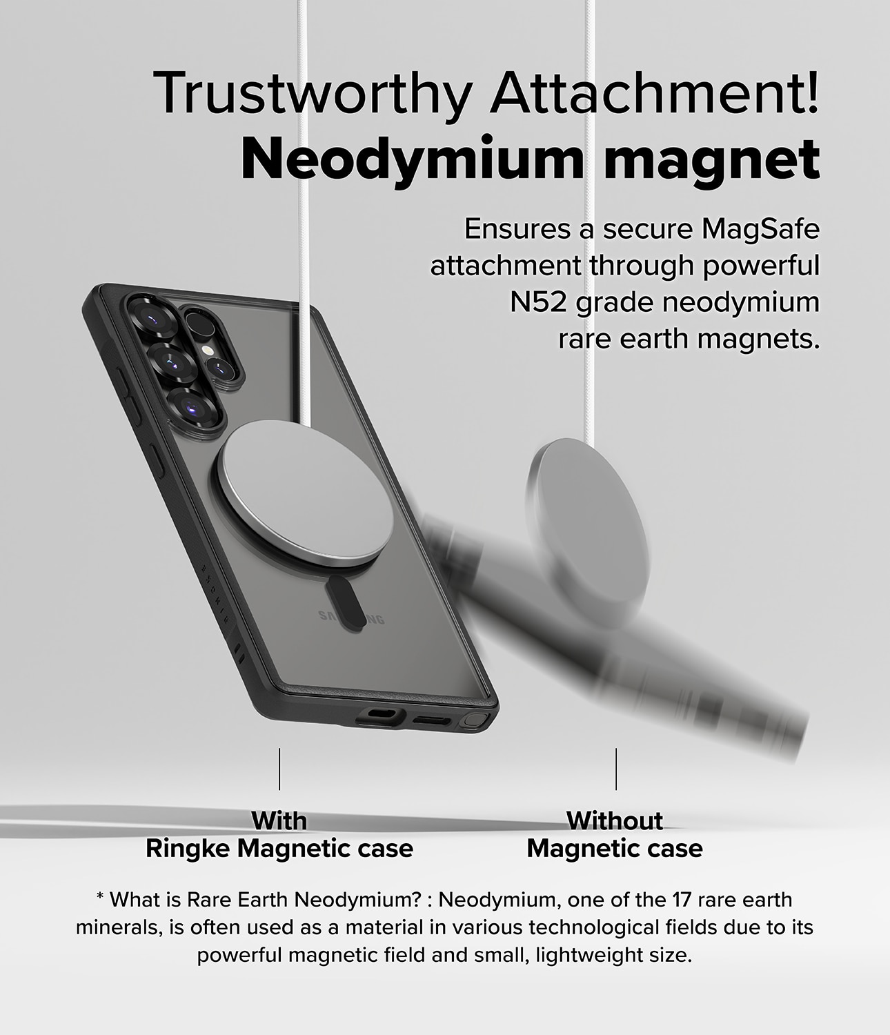 Funda Fusion Bold Magnetic MagSafe Samsung Galaxy S25 Ultra Black